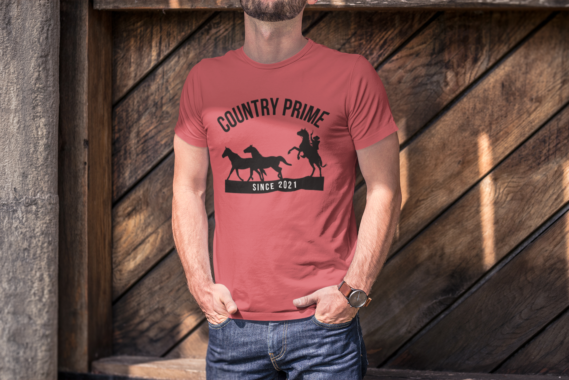 Nome do produto  Camiseta Estonada Country Prime - Homem