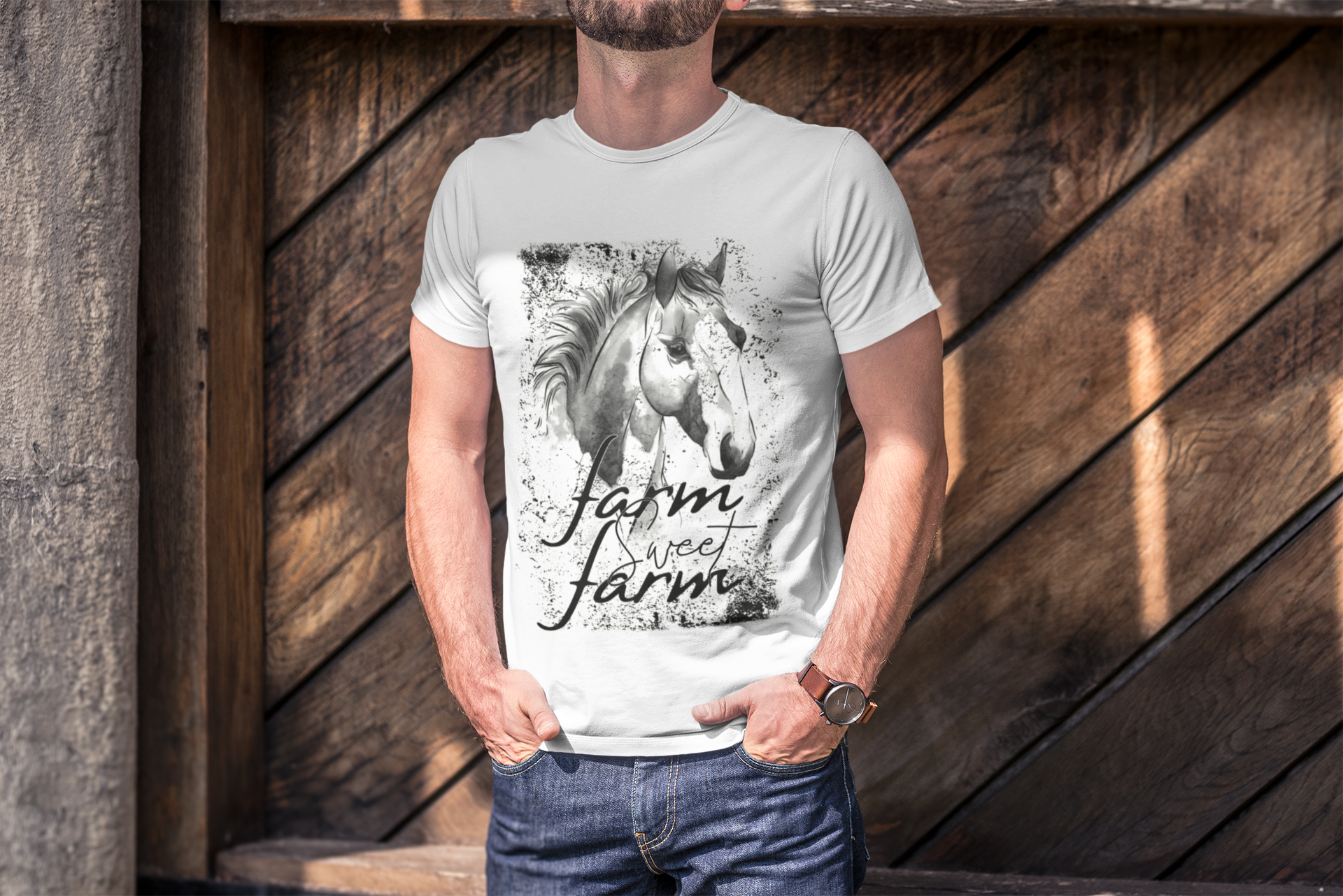 Nome do produto  Camiseta Farm Sweet Farm - Homem