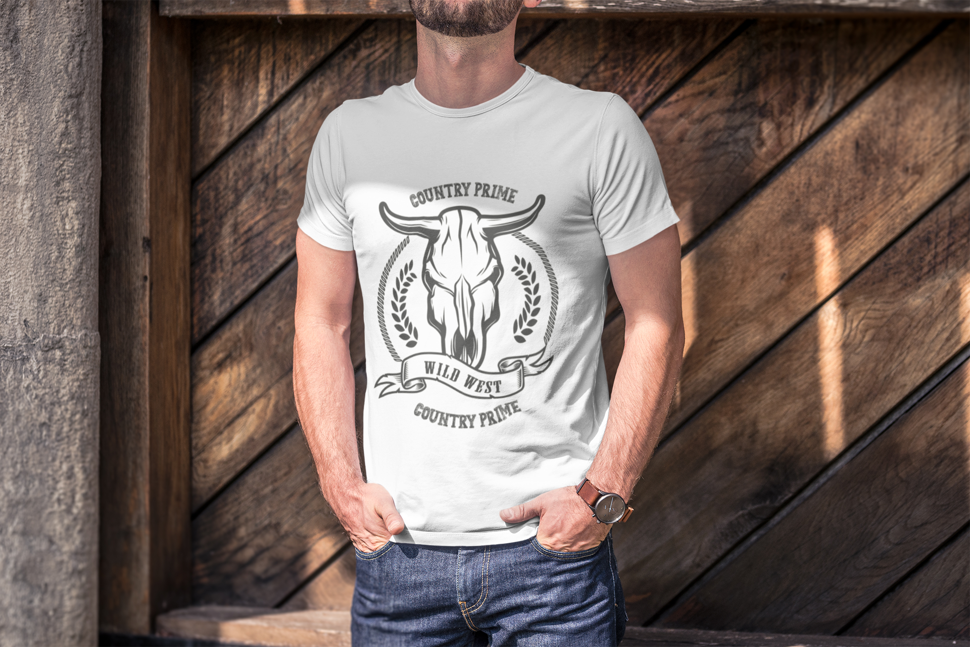 Camiseta Wild West - Homem