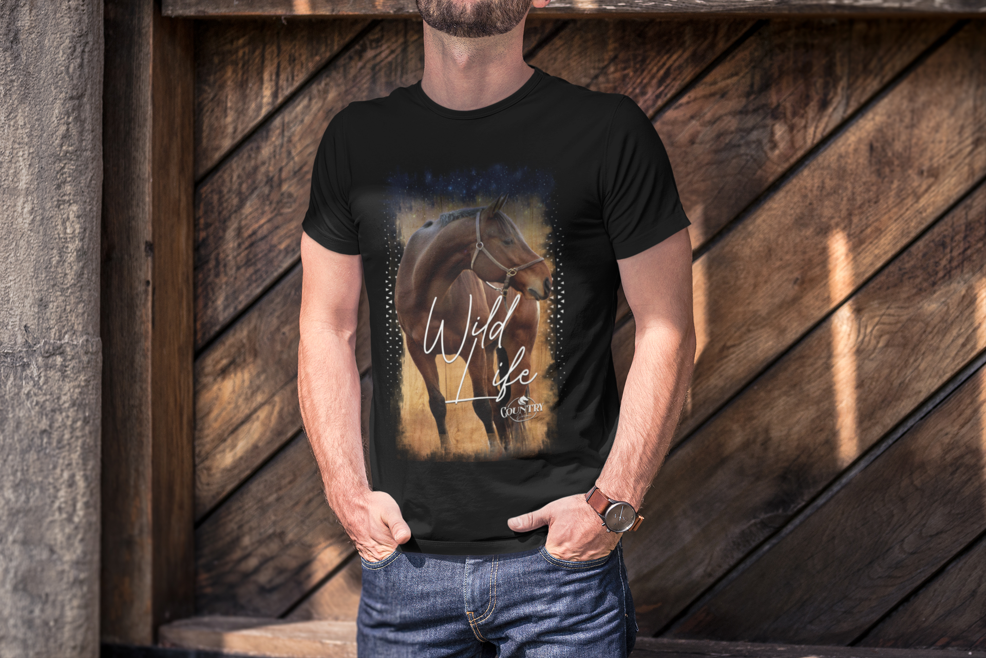 Nome do produto  Camiseta Wild Life - Homem