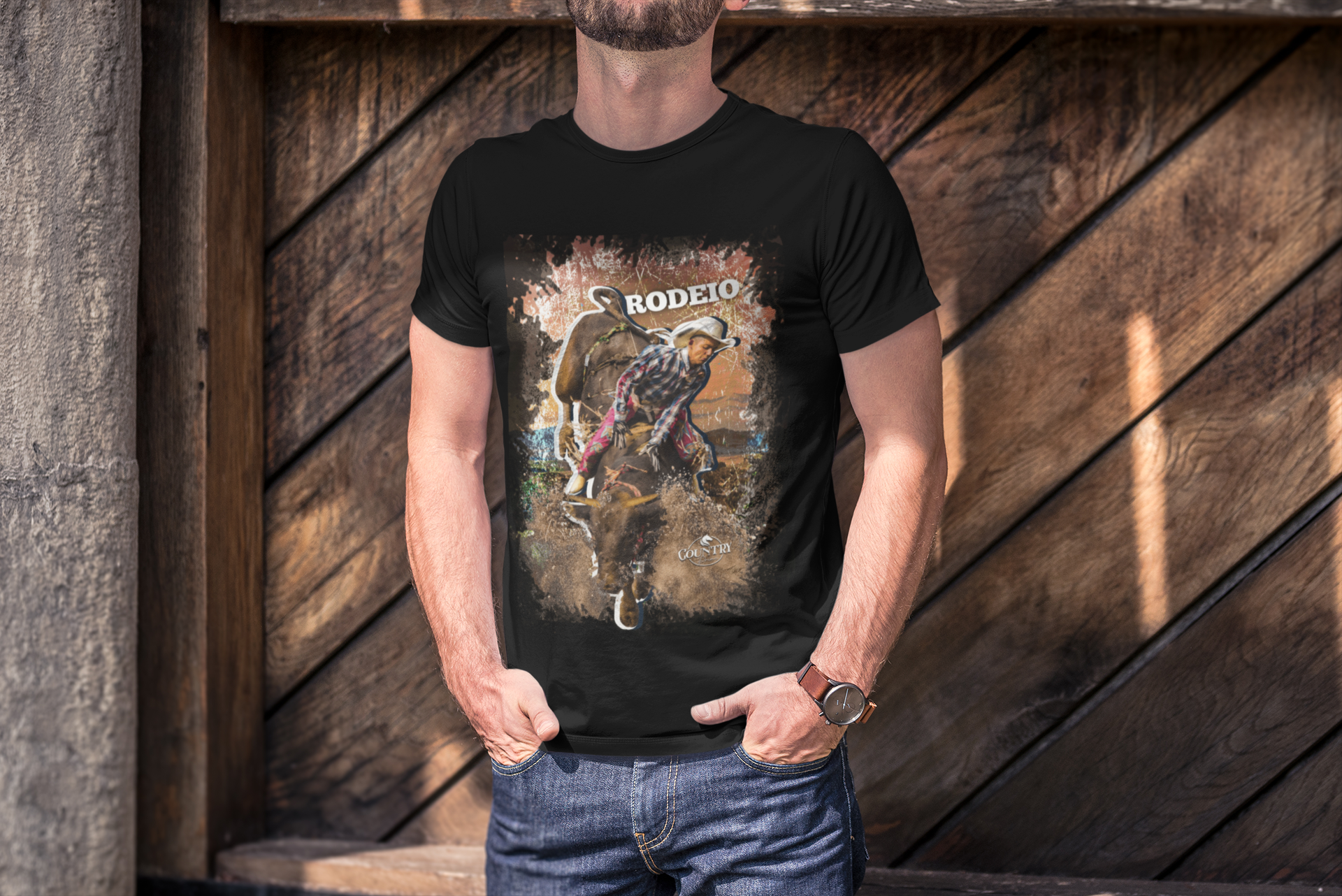 Nome do produto  Camiseta Rodeio - Homem