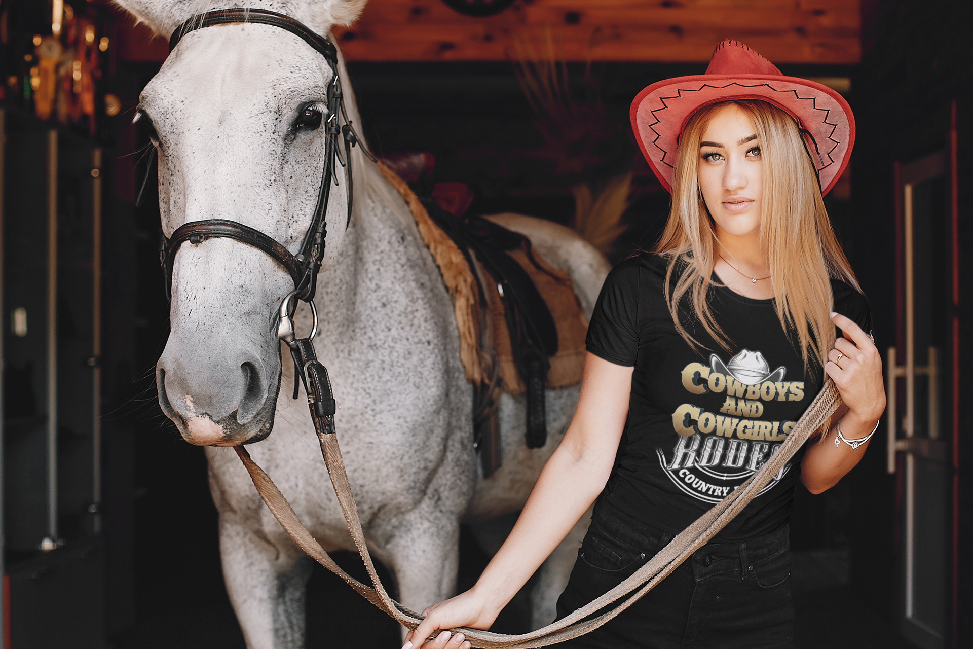 Baby Long Cowboys & Cowgirls - Mulher