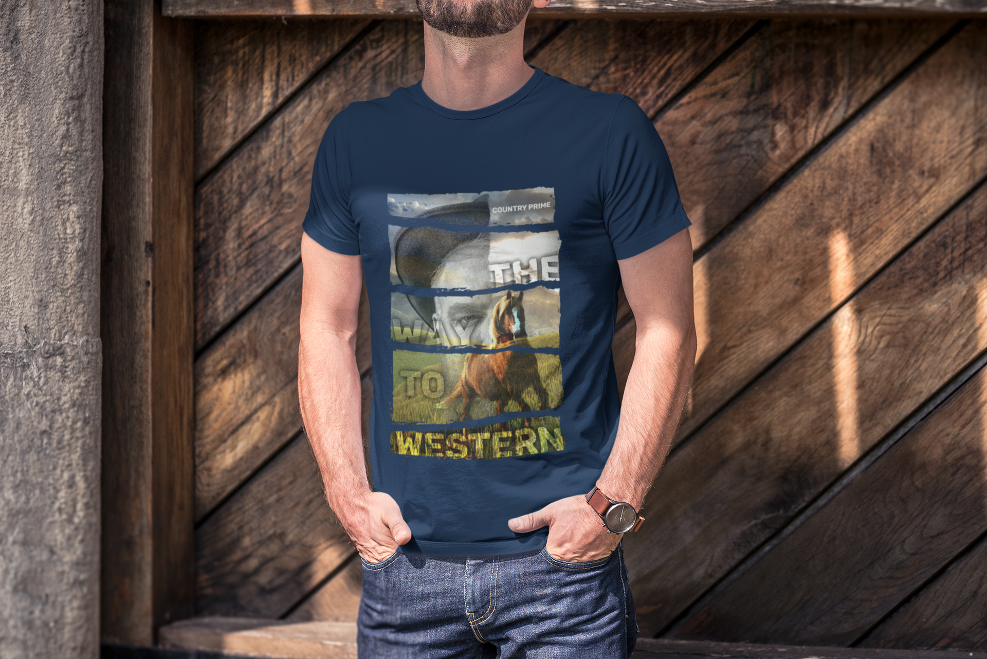 Nome do produto  Camiseta The Way to Western - Homem