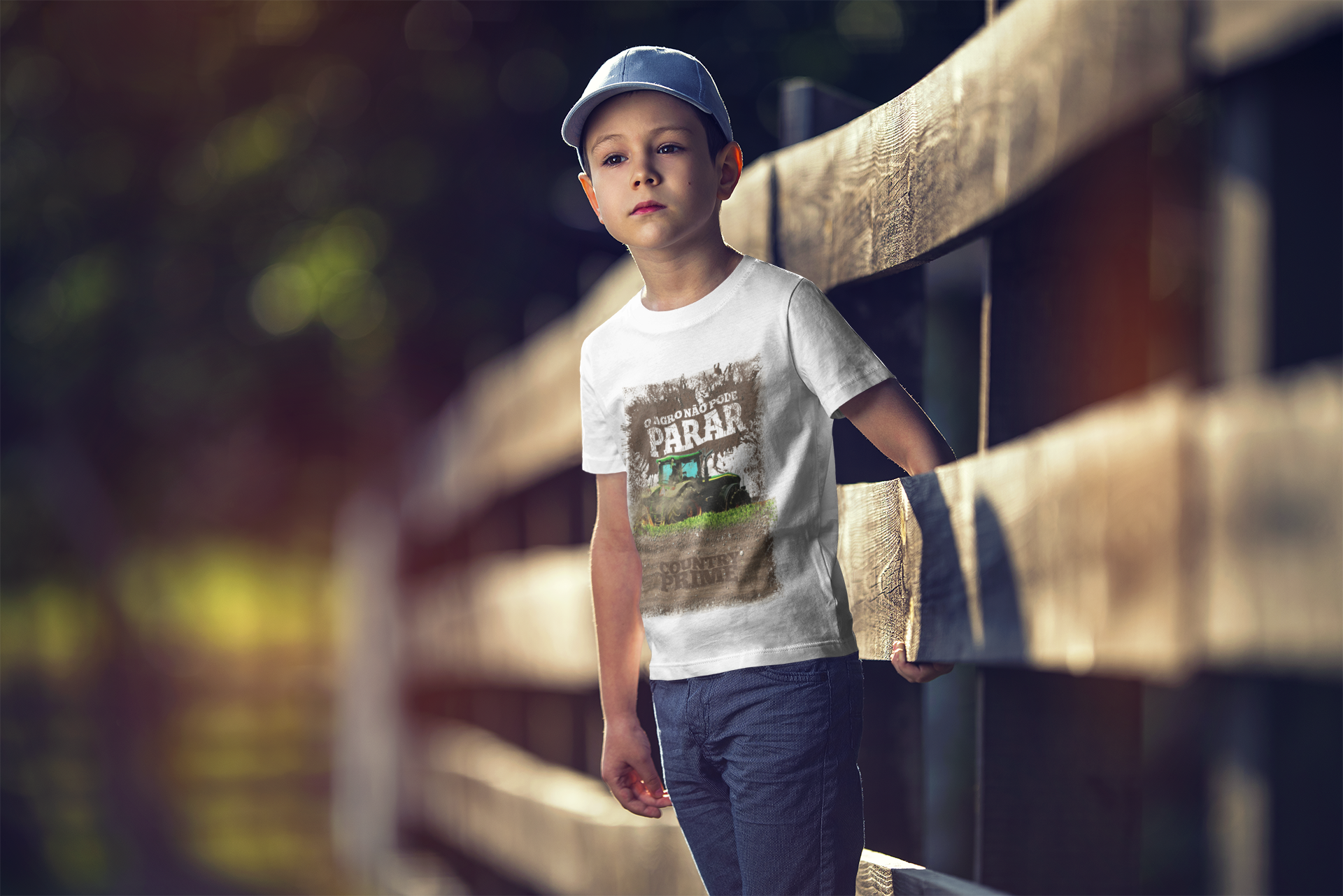 Nome do produto  Camiseta Infantil O Agro Não Pode Parar 