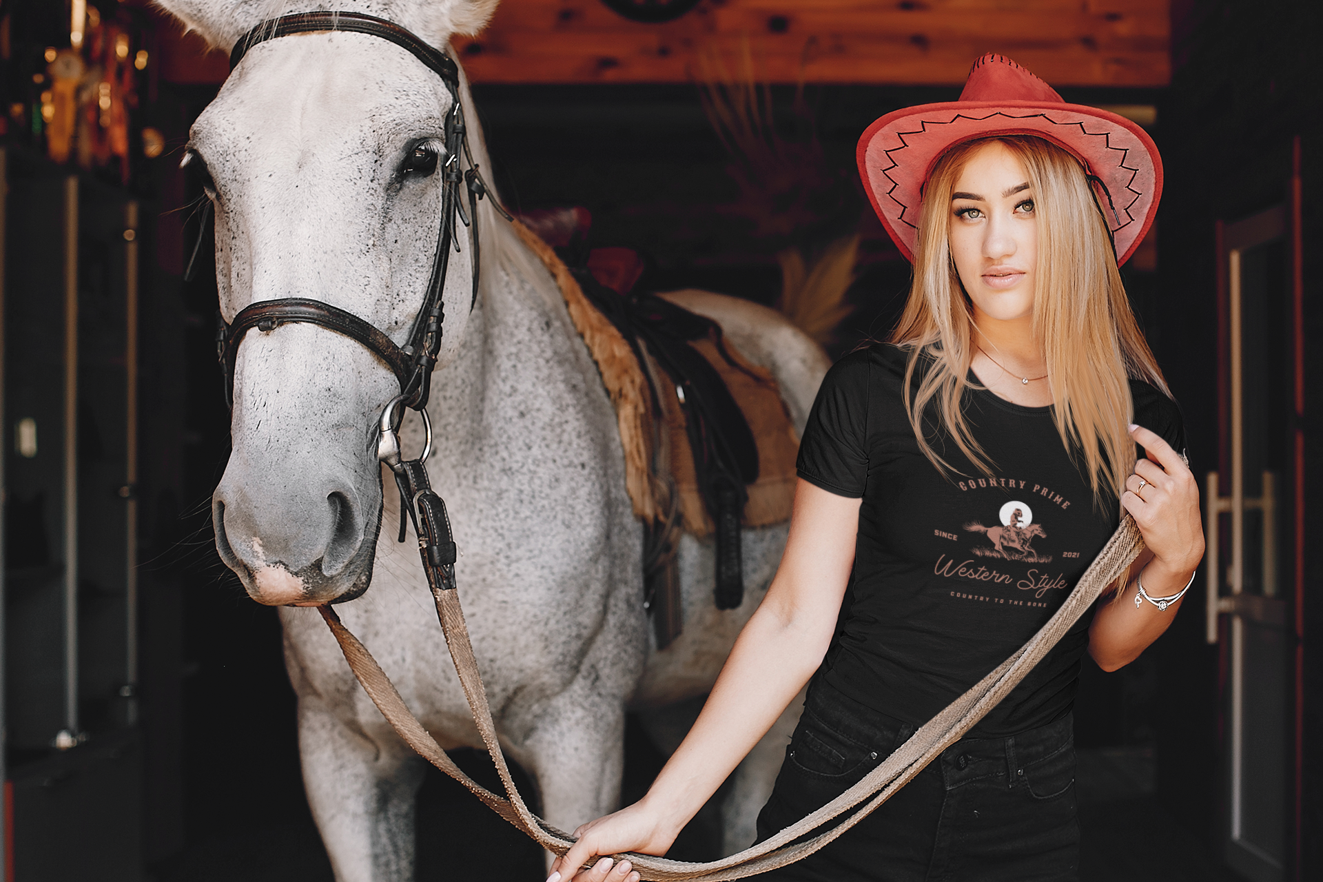 Nome do produto  Baby Long Western Style - Mulher