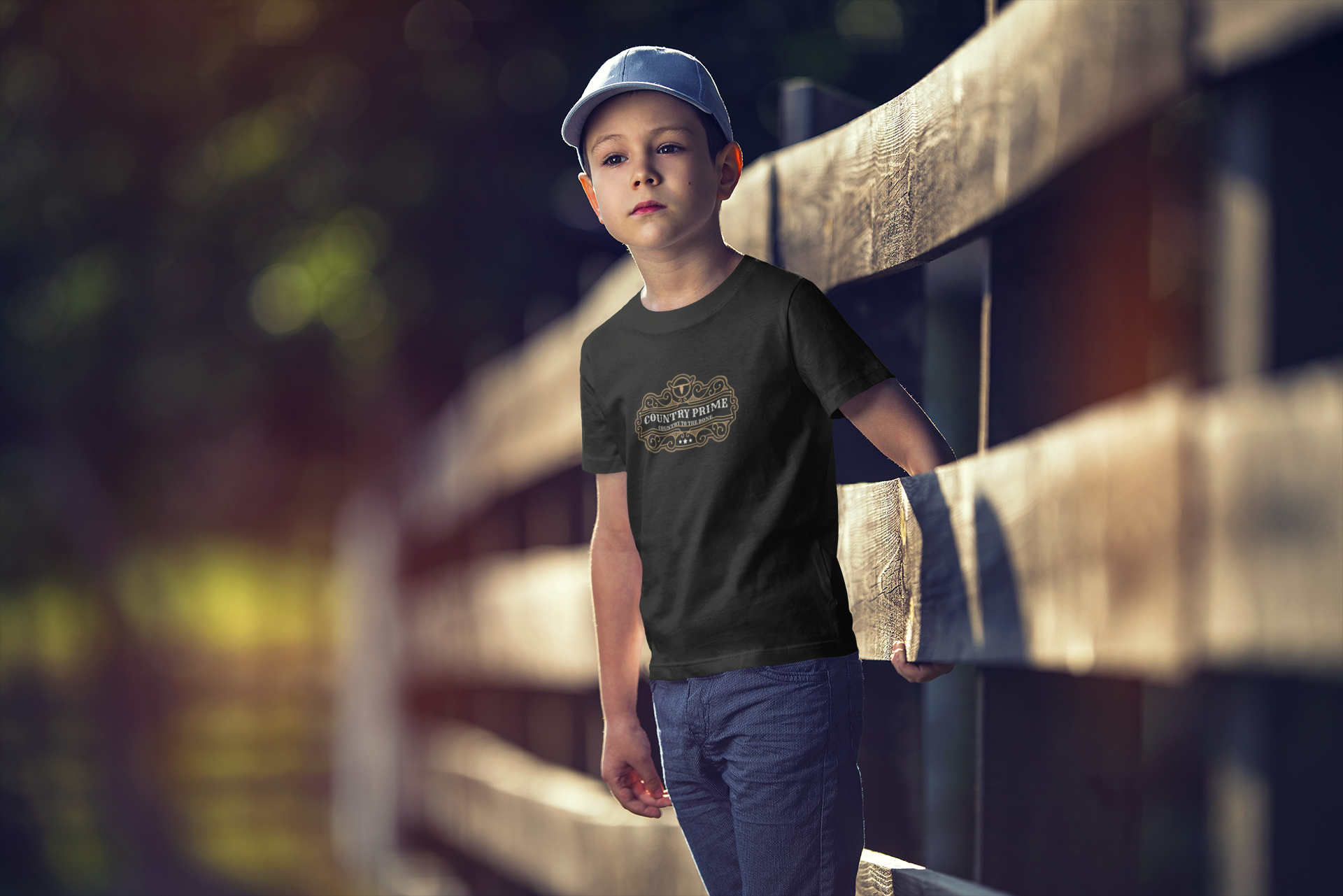 Camiseta Infantil Country to the Bone