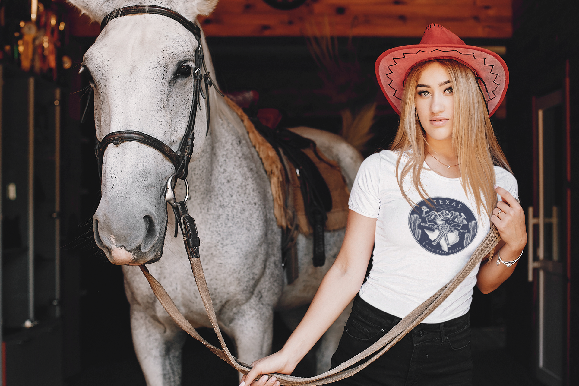 Nome do produto  Baby Long Texas Lone Star State - Mulher