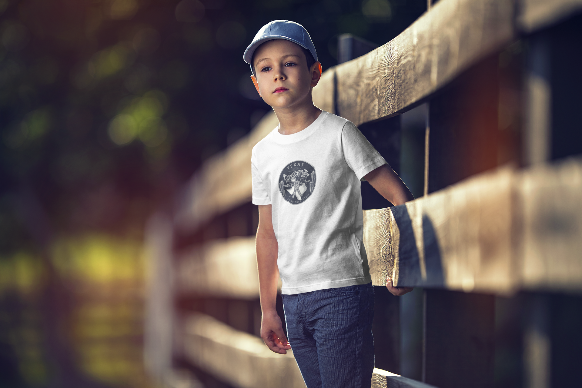 Camiseta Infantil Texas Lone Star State