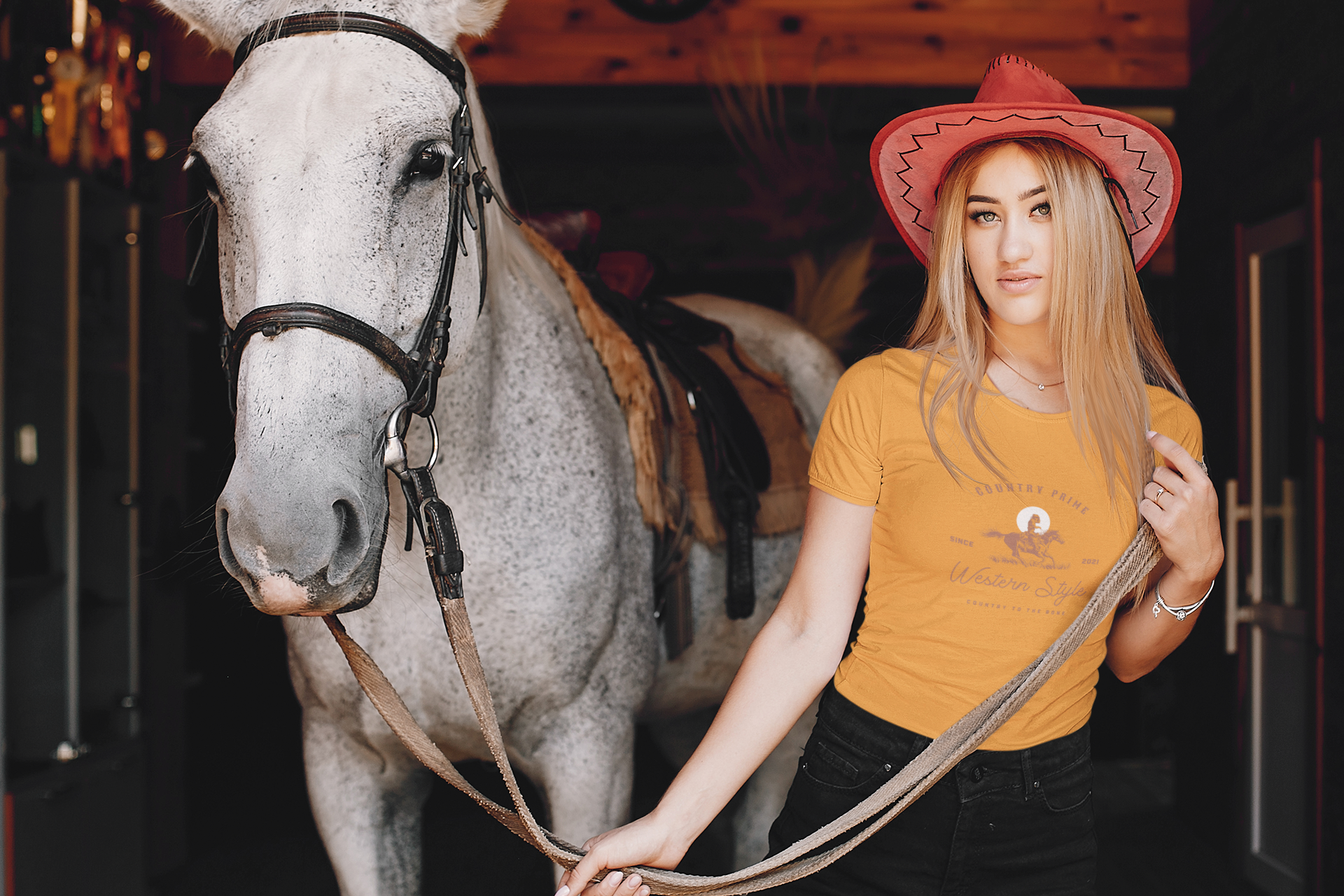 Nome do produto  Baby Long Estonada Western Style - Mulher