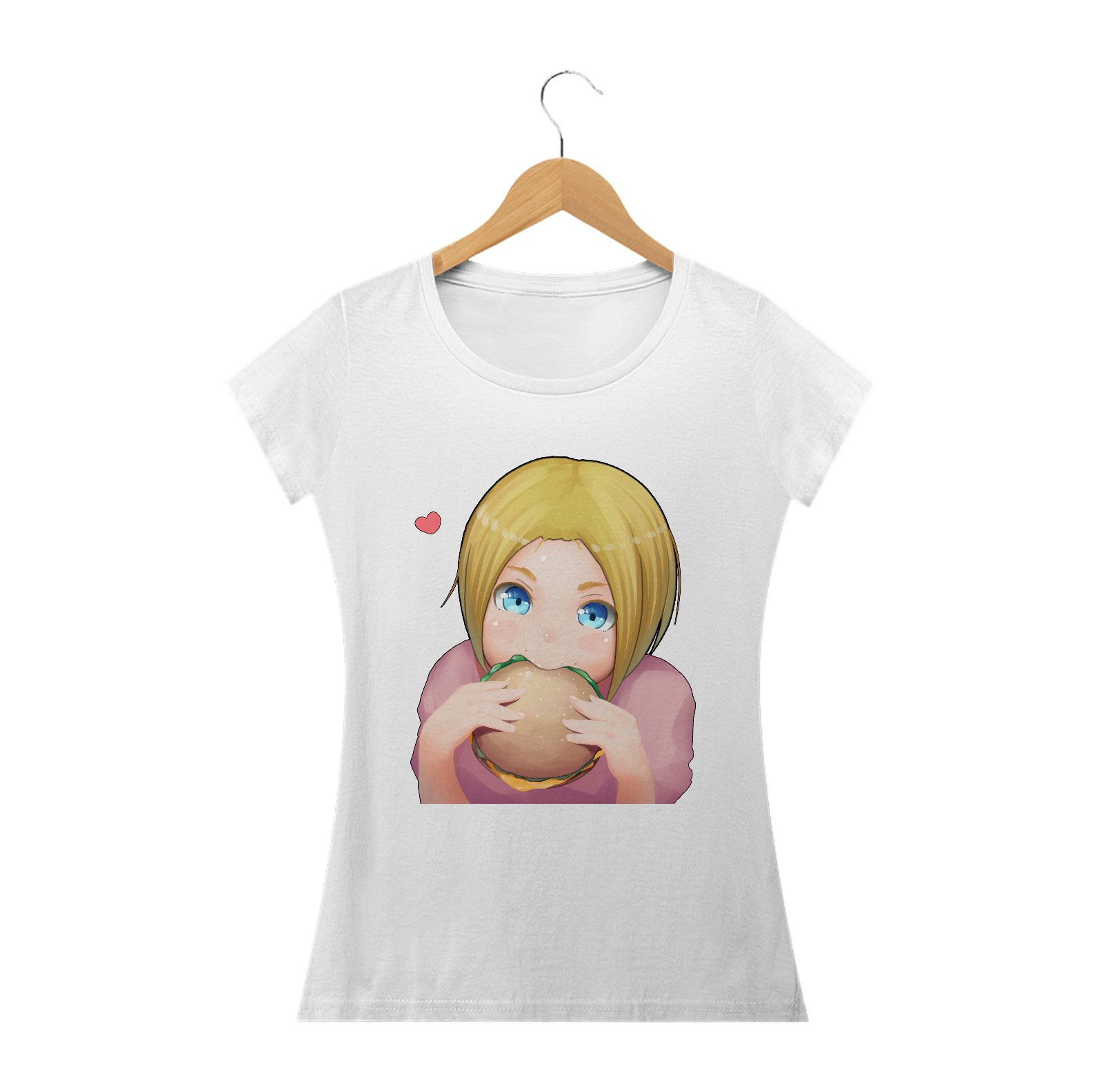 Nome do produto  Camisa Básica Hambúrguer Fem.