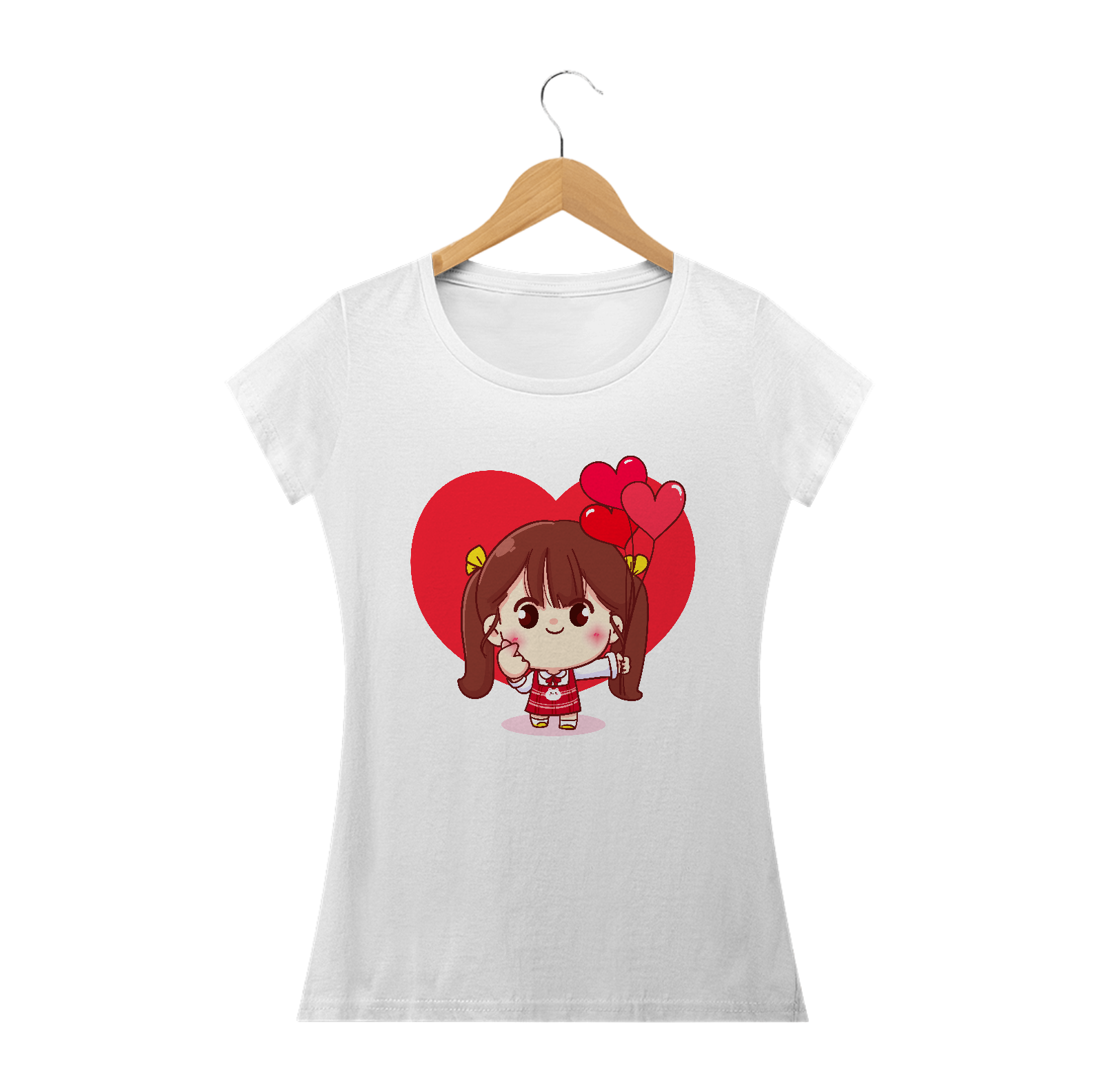 Nome do produto  Camisa Básica Cute girl Fem.