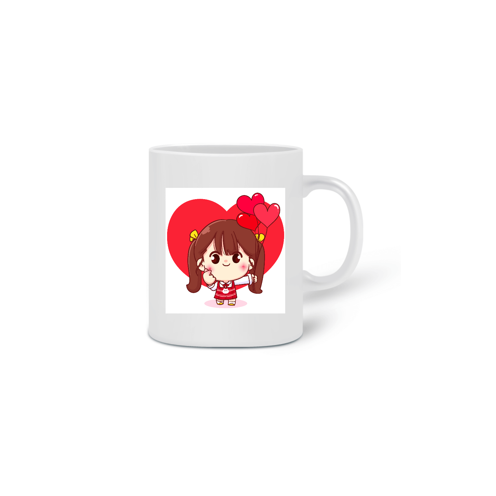Nome do produto  Caneca Cute Girl