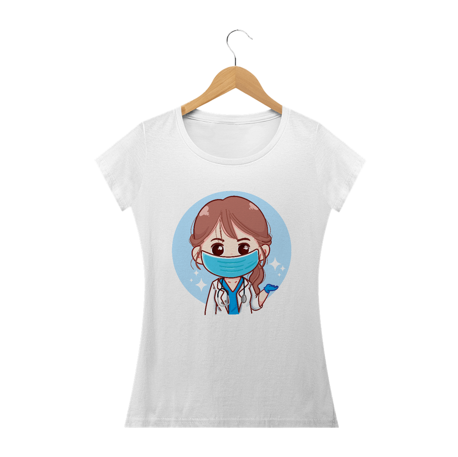 Nome do produto  Camisa Básica Young Doctor Fem.