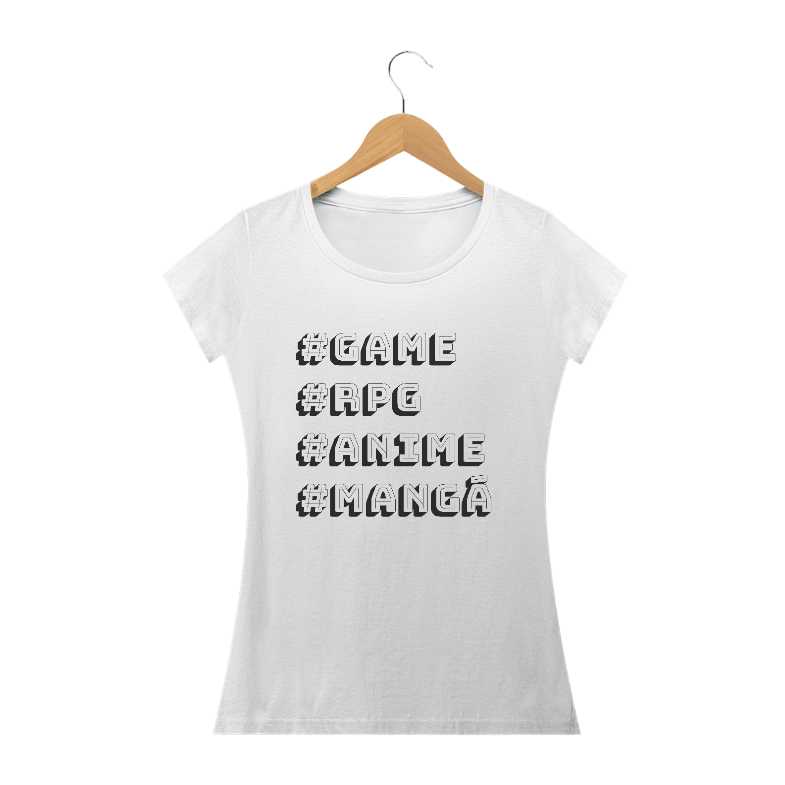 Nome do produto  Camisa Básica Nerd Fem.