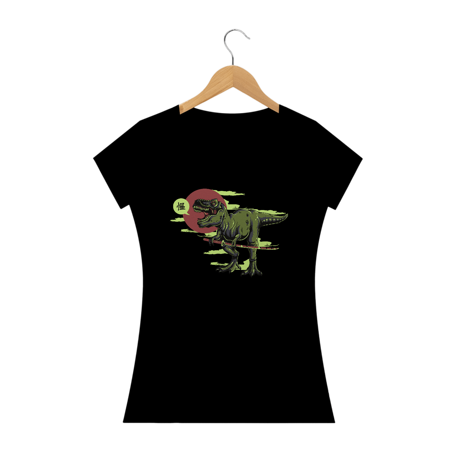 Nome do produto  Camisa Básica Dino-Ninja Fem.