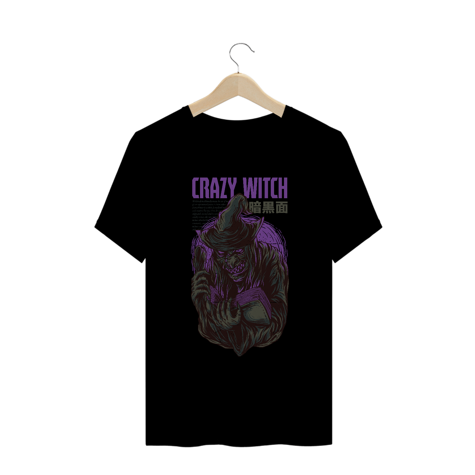 Nome do produto  Camiseta Crazy Witch | Bruxaria