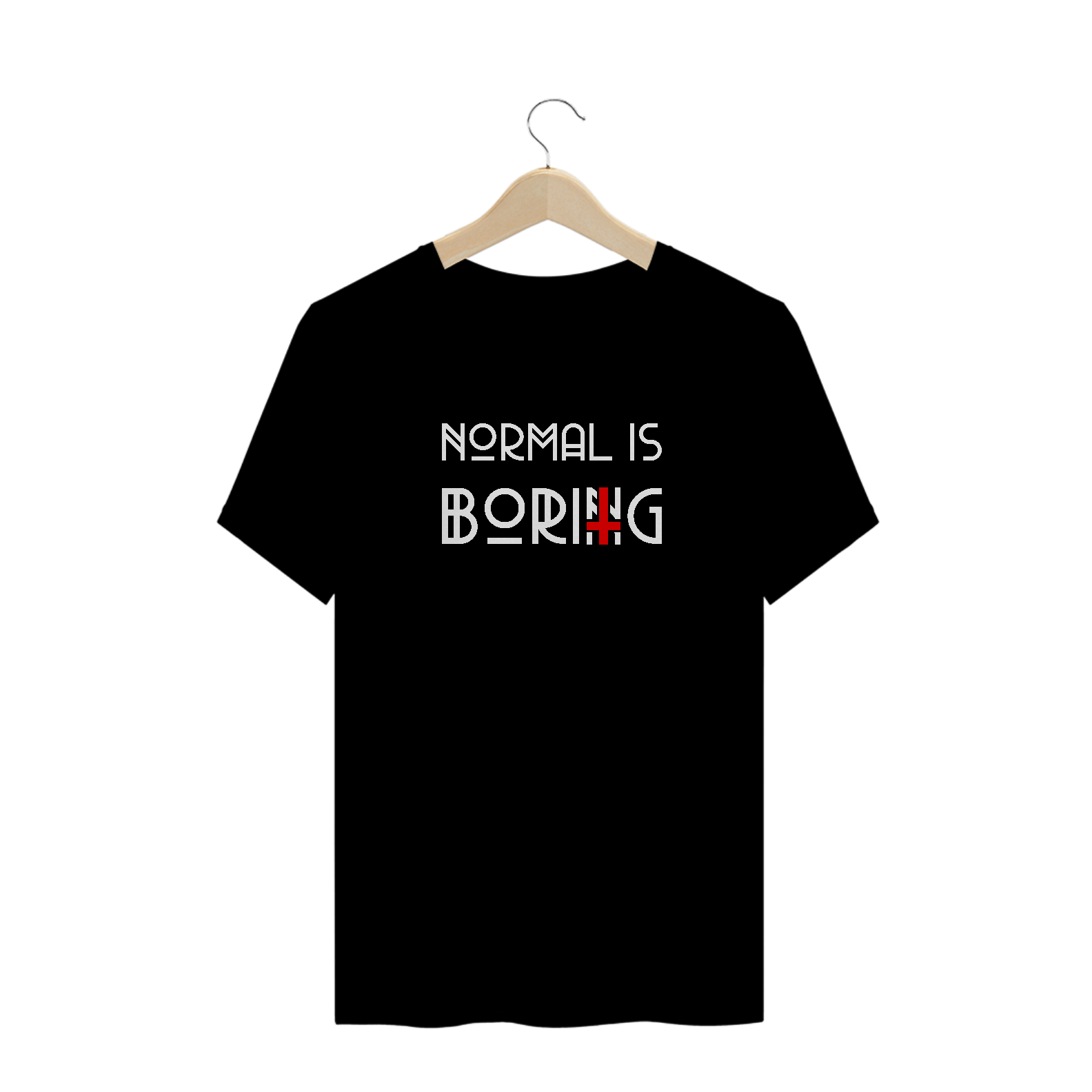 Nome do produto  Camiseta Normal Is Boring | Nefasto Originals