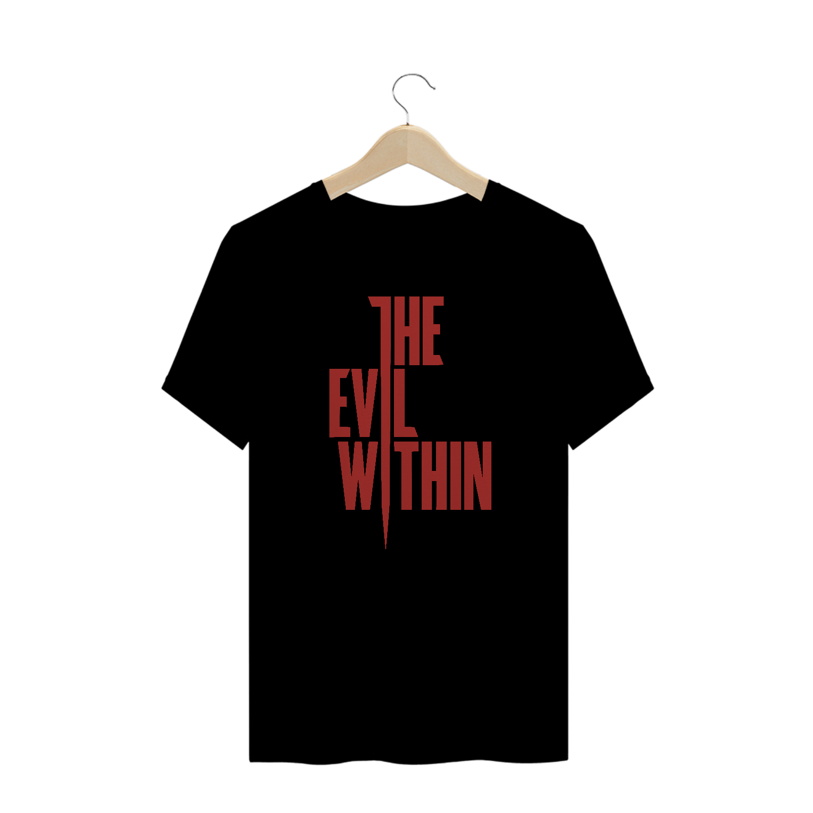 Nome do produto  Camiseta The Evil Within | Tipografia Vertical