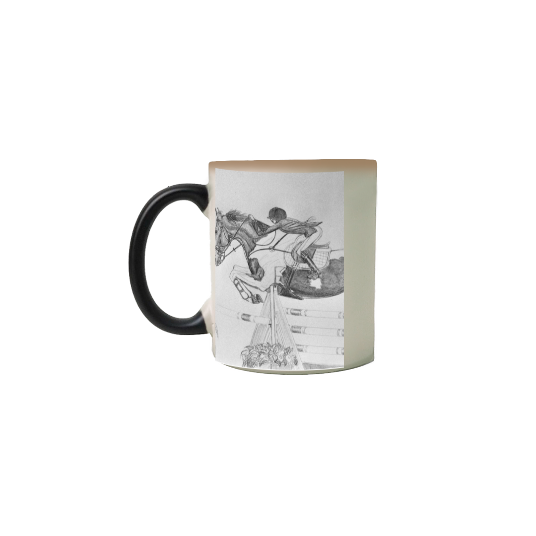 Nome do produto  Caneca Hipismo Preto e Branco