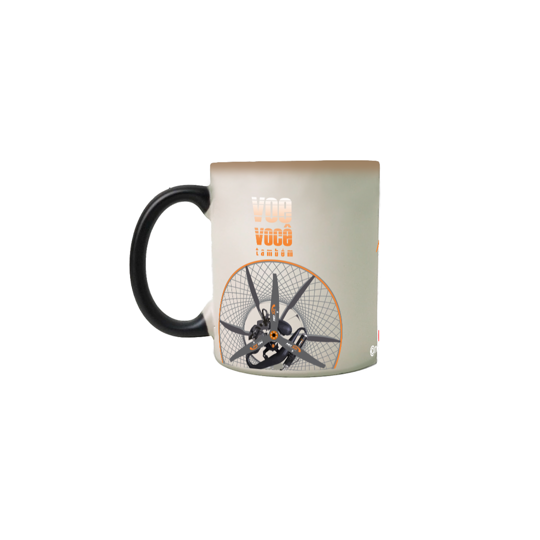 Caneca  No Ar cor - preta