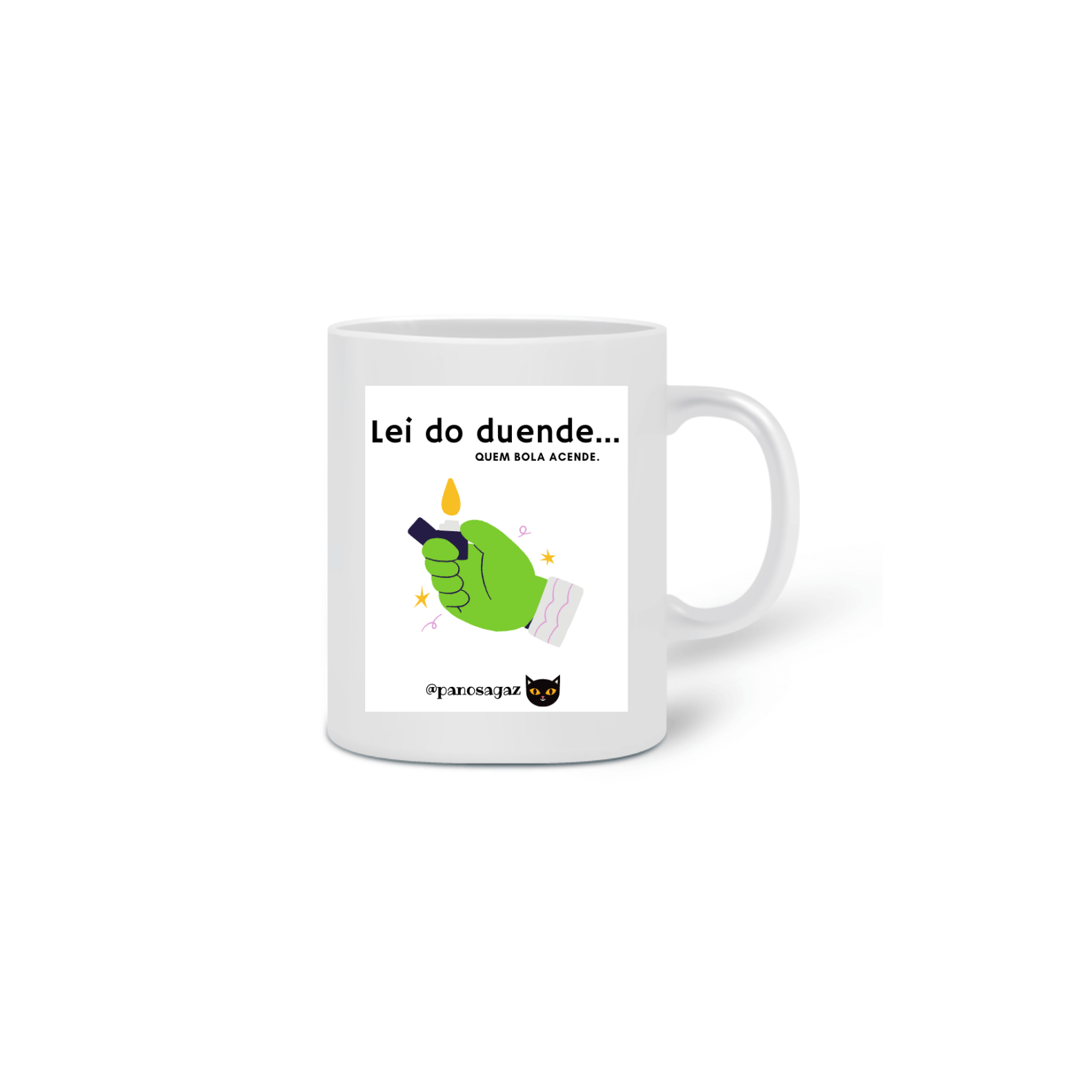 Nome do produto  Caneca Lei do duende