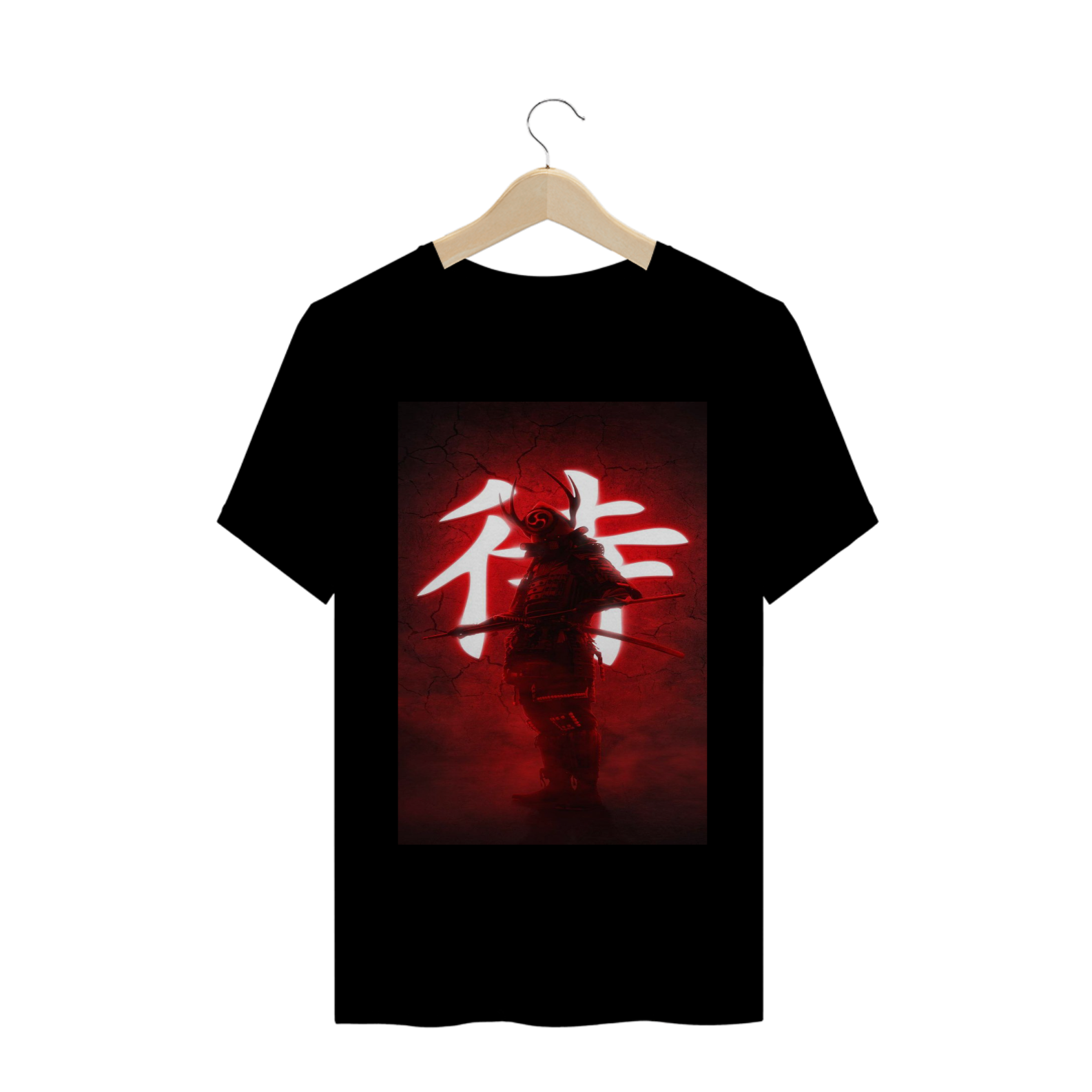 Nome do produto  Camisa Preta Masculina  Samurai 