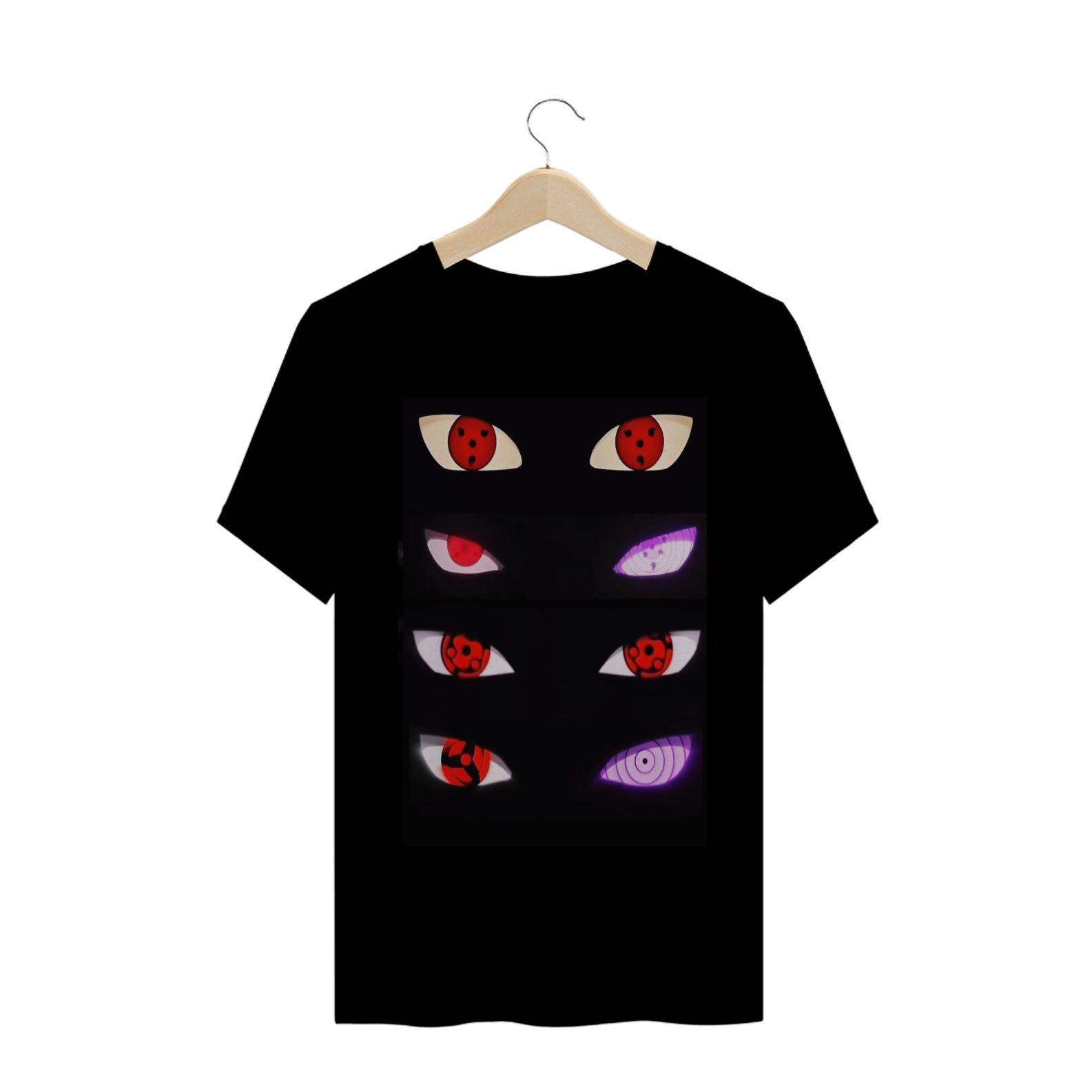 Nome do produto  Camisa sharingan Anime Naruto