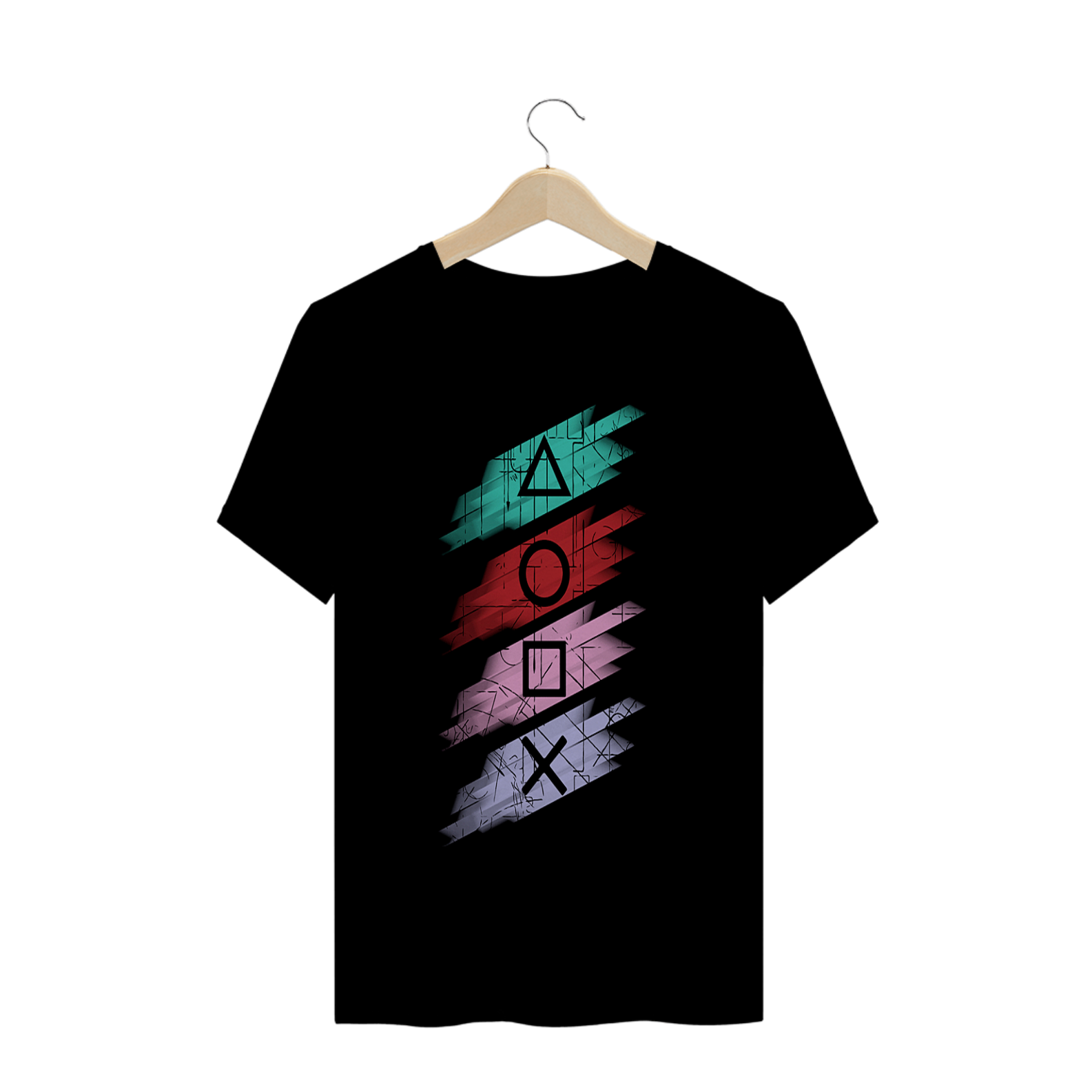 Nome do produto  Camisa Preta Console Playstation