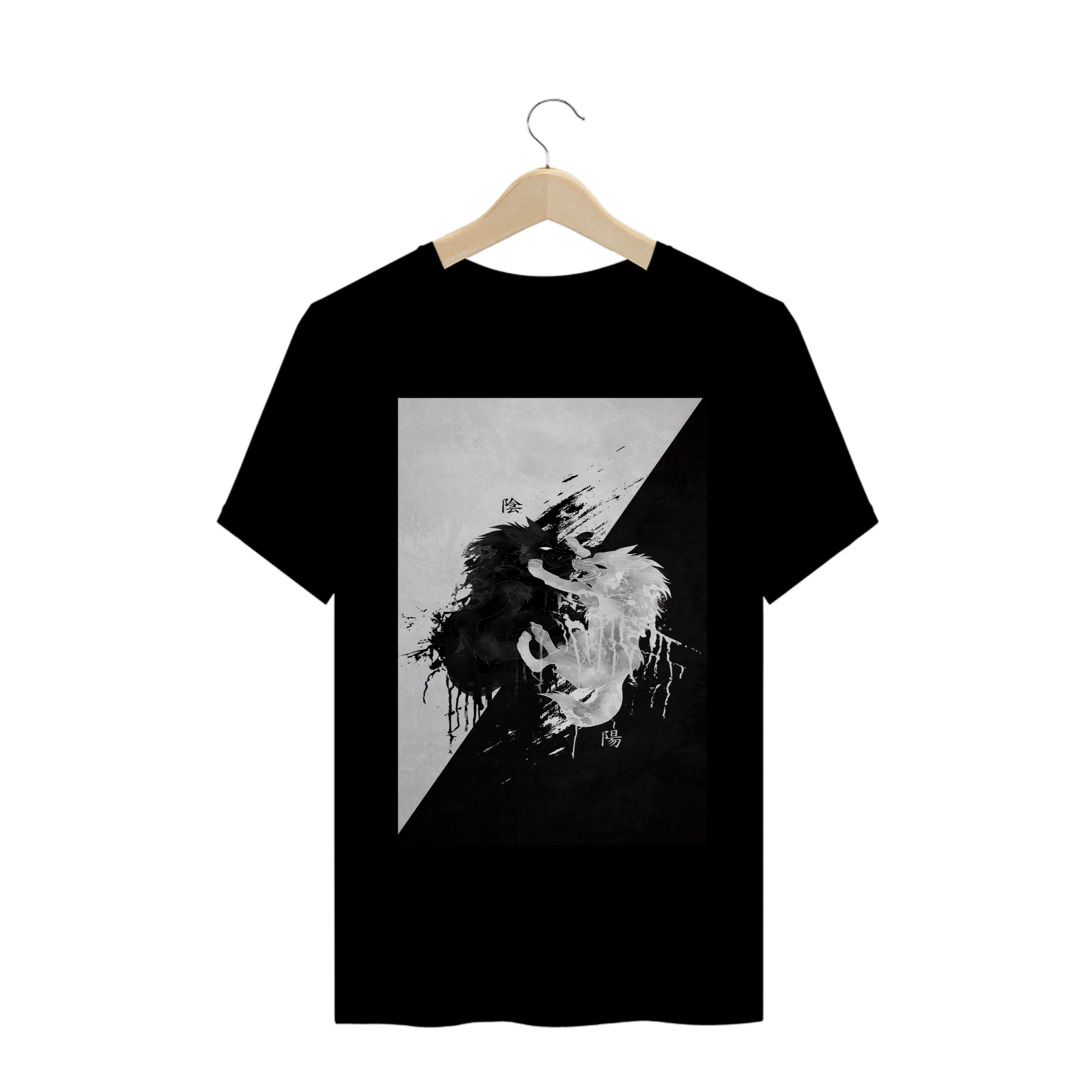 Nome do produto  Camisa Branca  Yin Yang Masculina