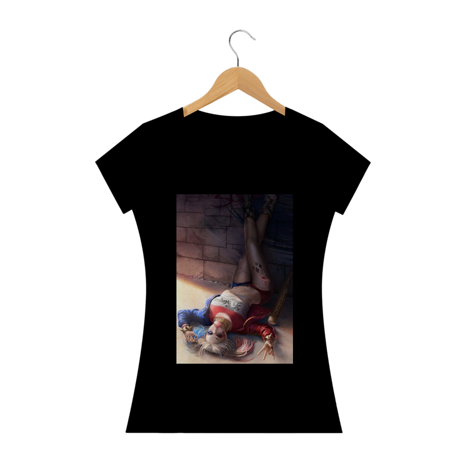 Nome do produto  Camisa Feminina Arlequina