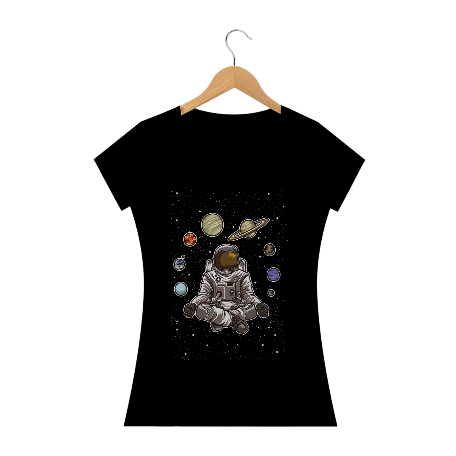 Nome do produto  Camisa Feminina Astronaut Meditation