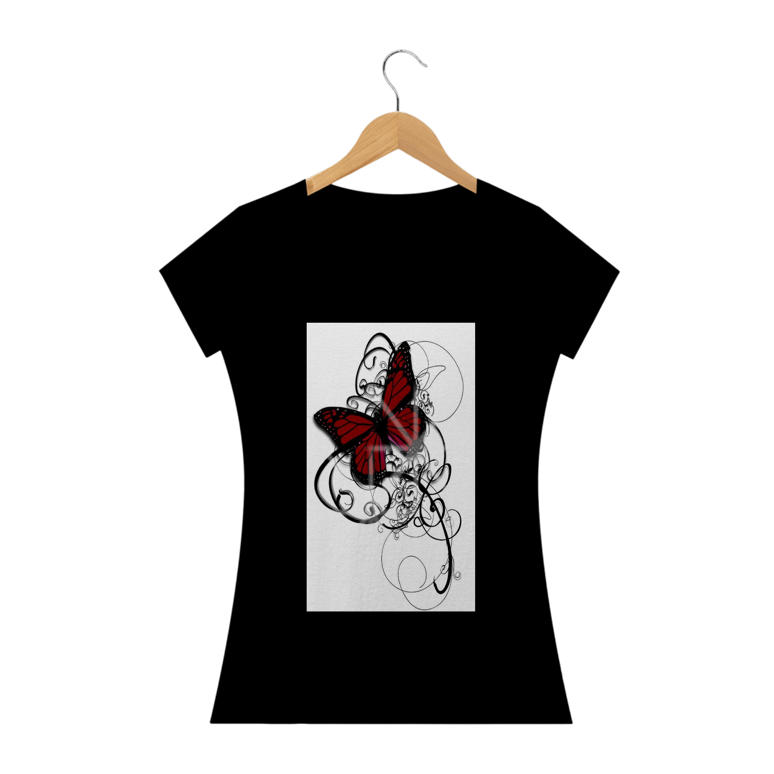 Nome do produto  Camisa Feminina Butterfly