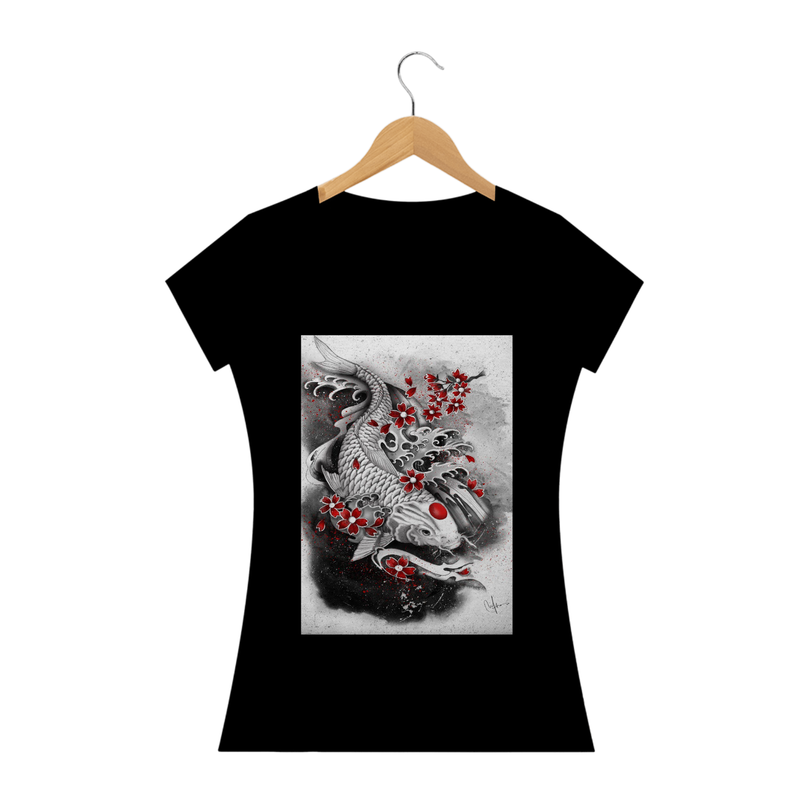 Nome do produto  Camisa Feminina Fishes