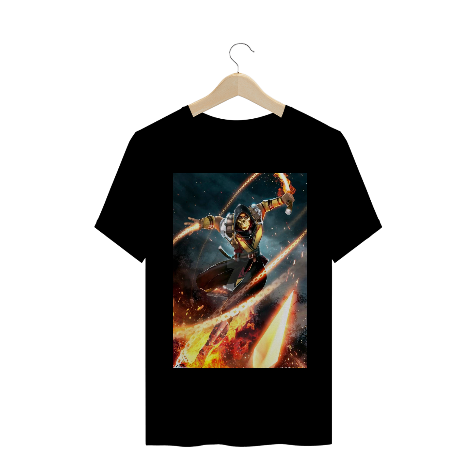 Nome do produto  Camisa Masculina Mortal Kombat