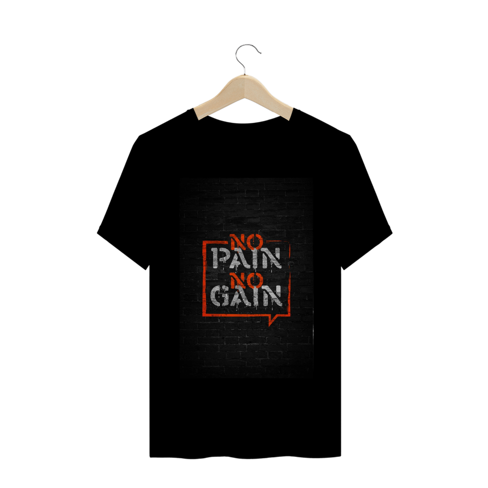 Nome do produto  Camisa Masculina No pain no Gain