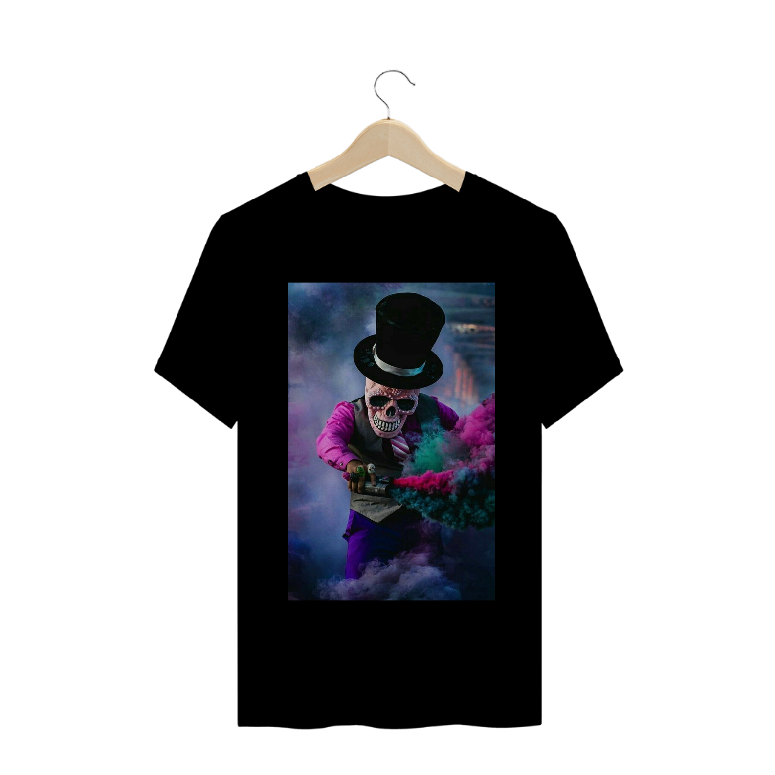 Nome do produto  Camisa Masculina Skull in Smoke