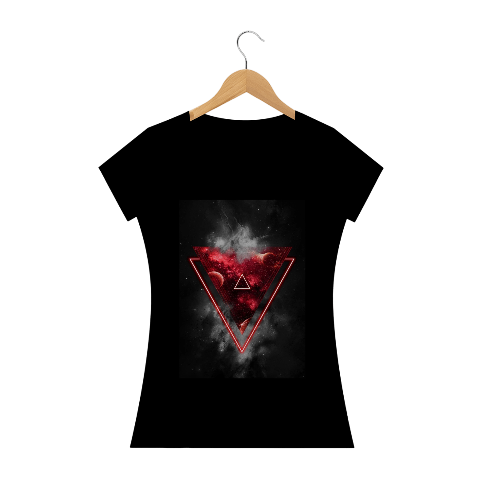 Nome do produto  Camisa Feminina Triangle Neon Smoke