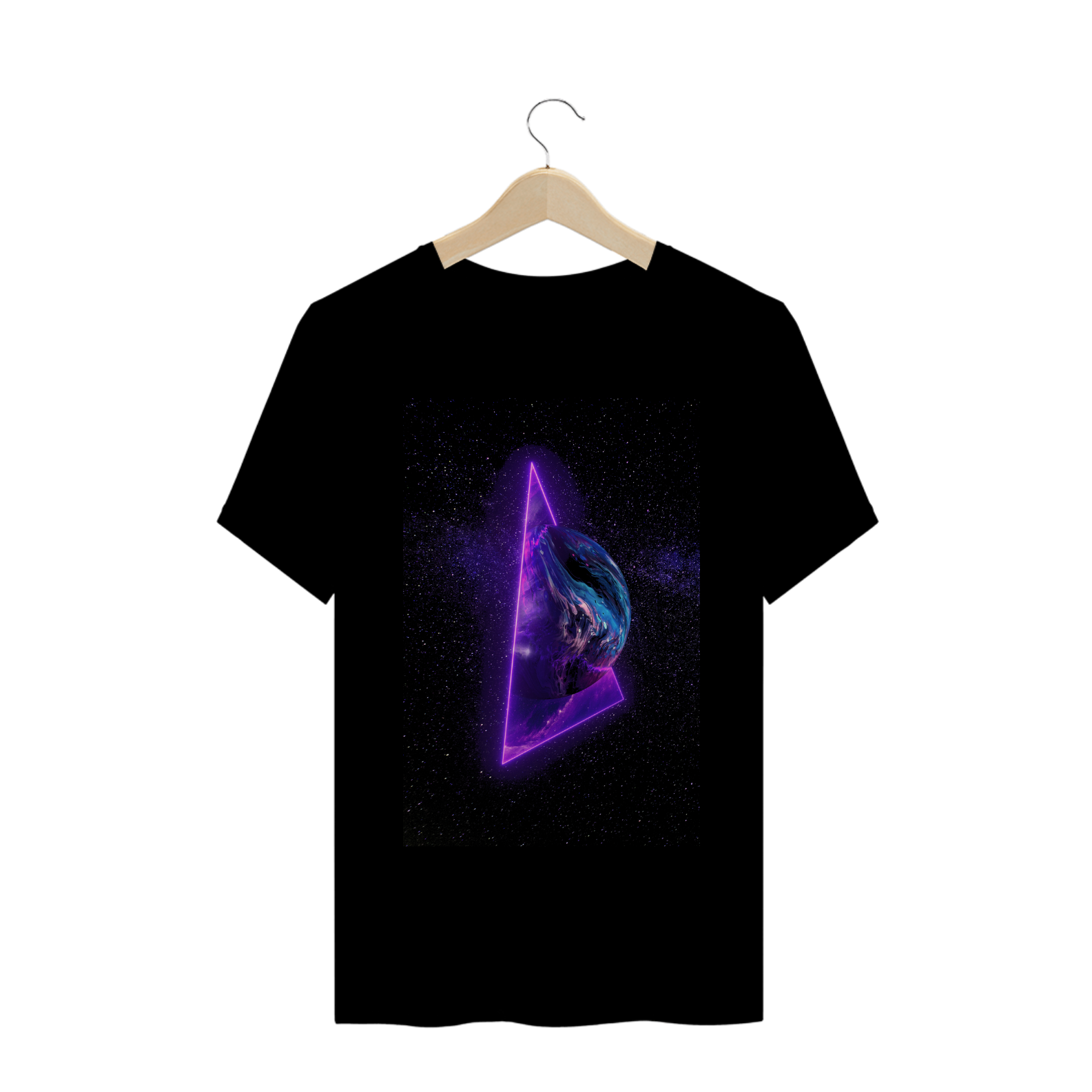 Nome do produto  Camisa Masculina Triangle and Plant