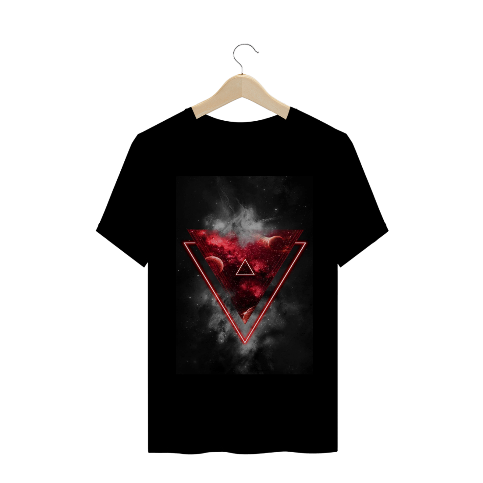 Nome do produto  Camisa Musculina Triangle Smoke