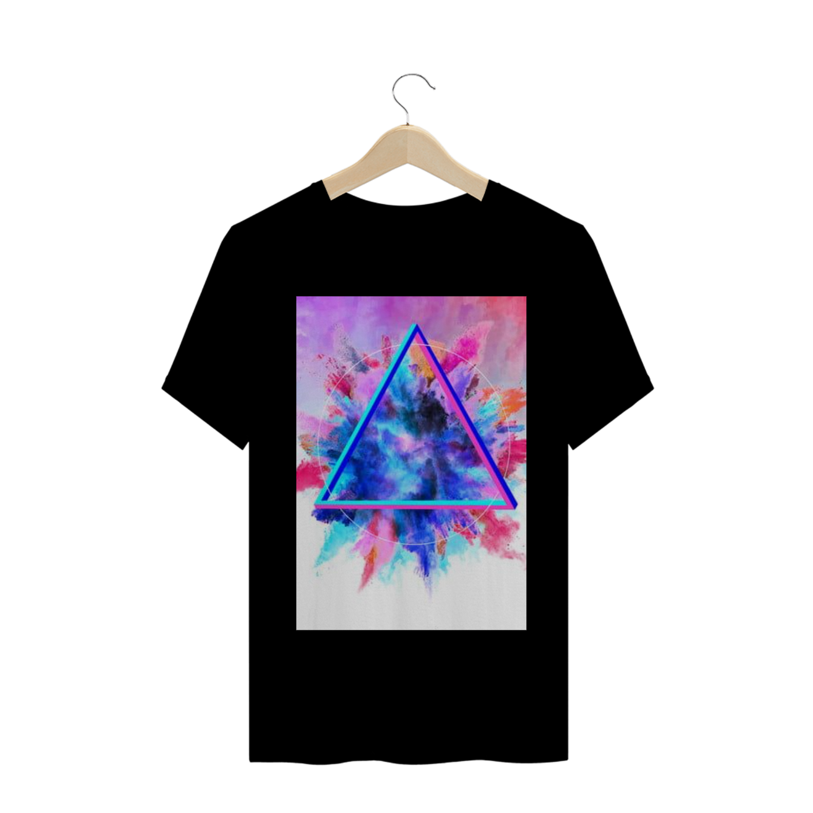 Nome do produto  Camisa Masculina triangle smoke