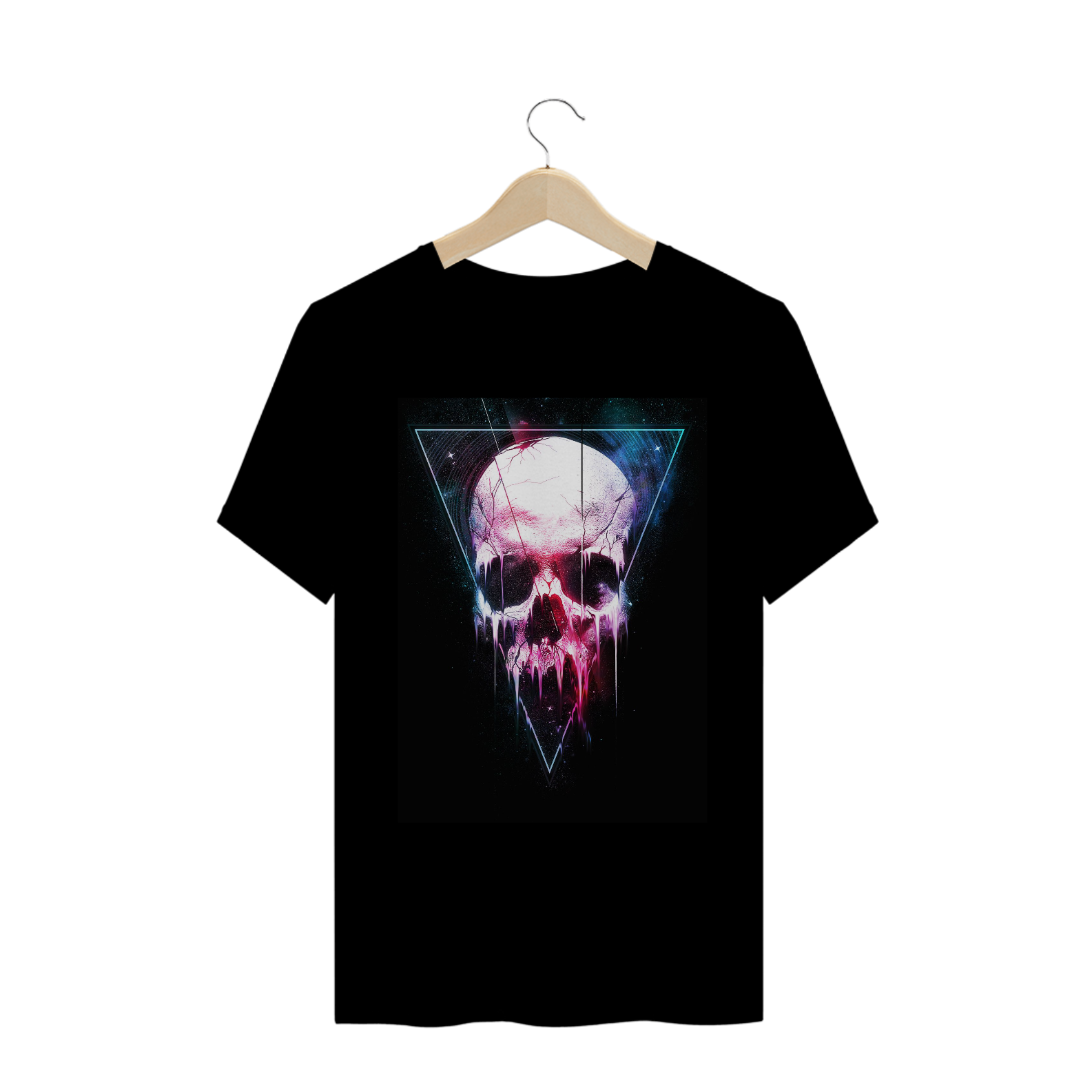 Nome do produto  Camisa Masculina Skull triangle