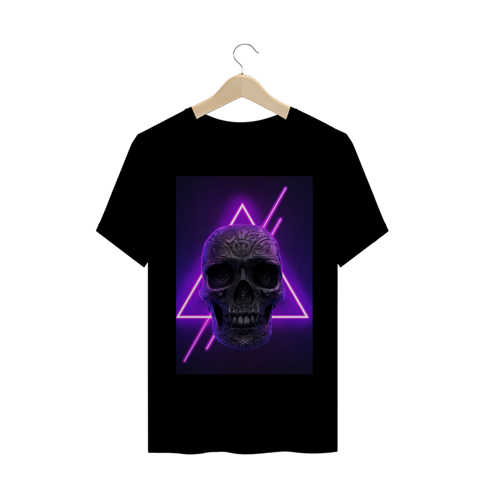 Nome do produto  Camisa Masculina Skull triangle