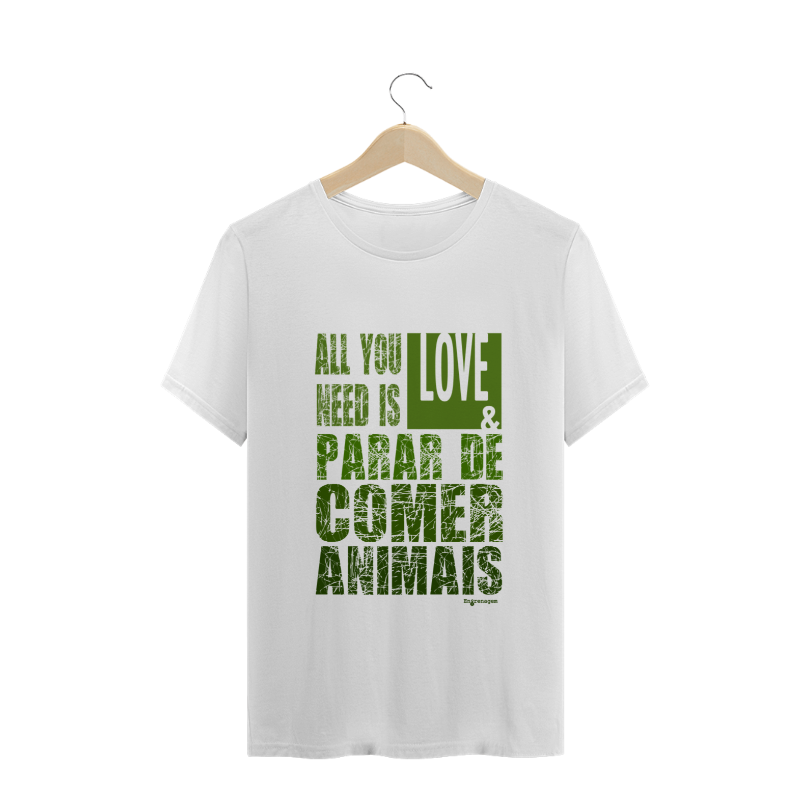 Nome do produto  Parar de comer animais - tshirt