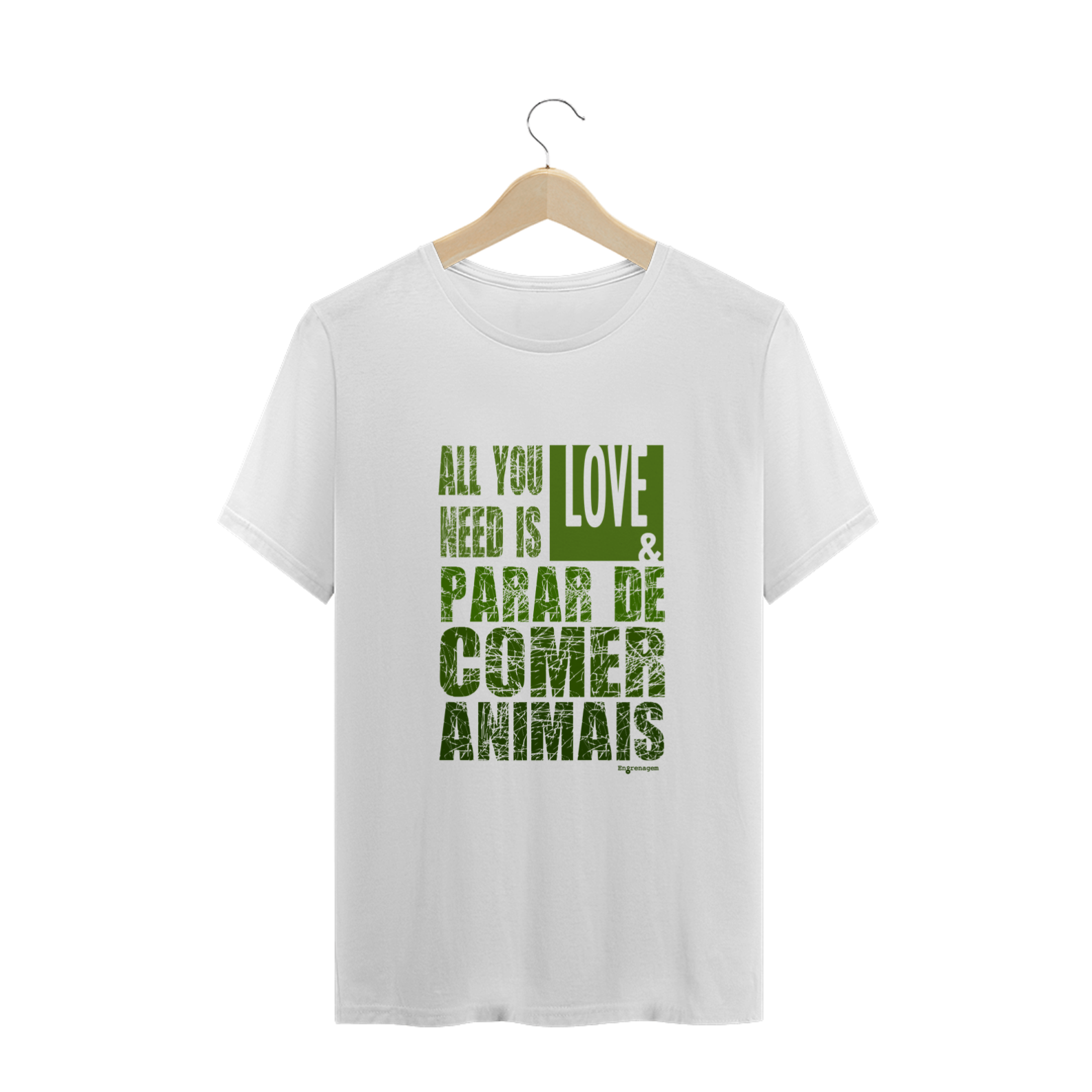 Nome do produto  Parar de comer animais - plus size