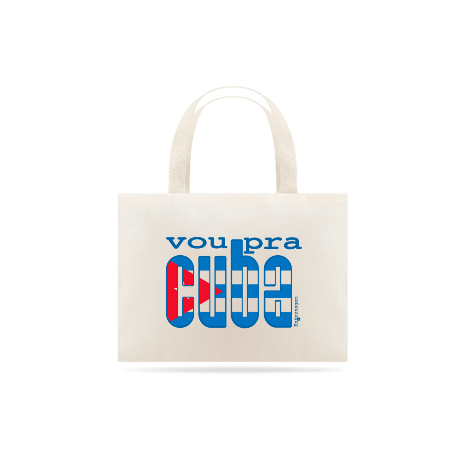 Nome do produto  Vou pra Cuba - ecobag
