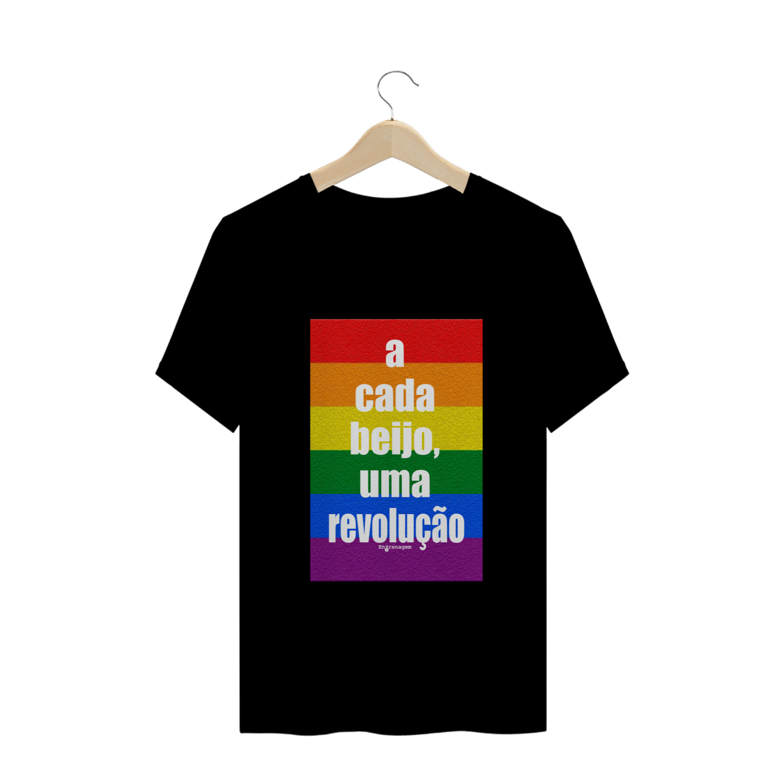 Nome do produto  Cada beijo, uma revolução - tshirt