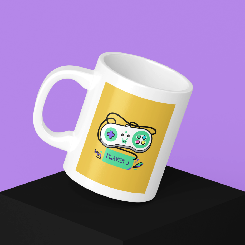 Nome do produto  Caneca player 1