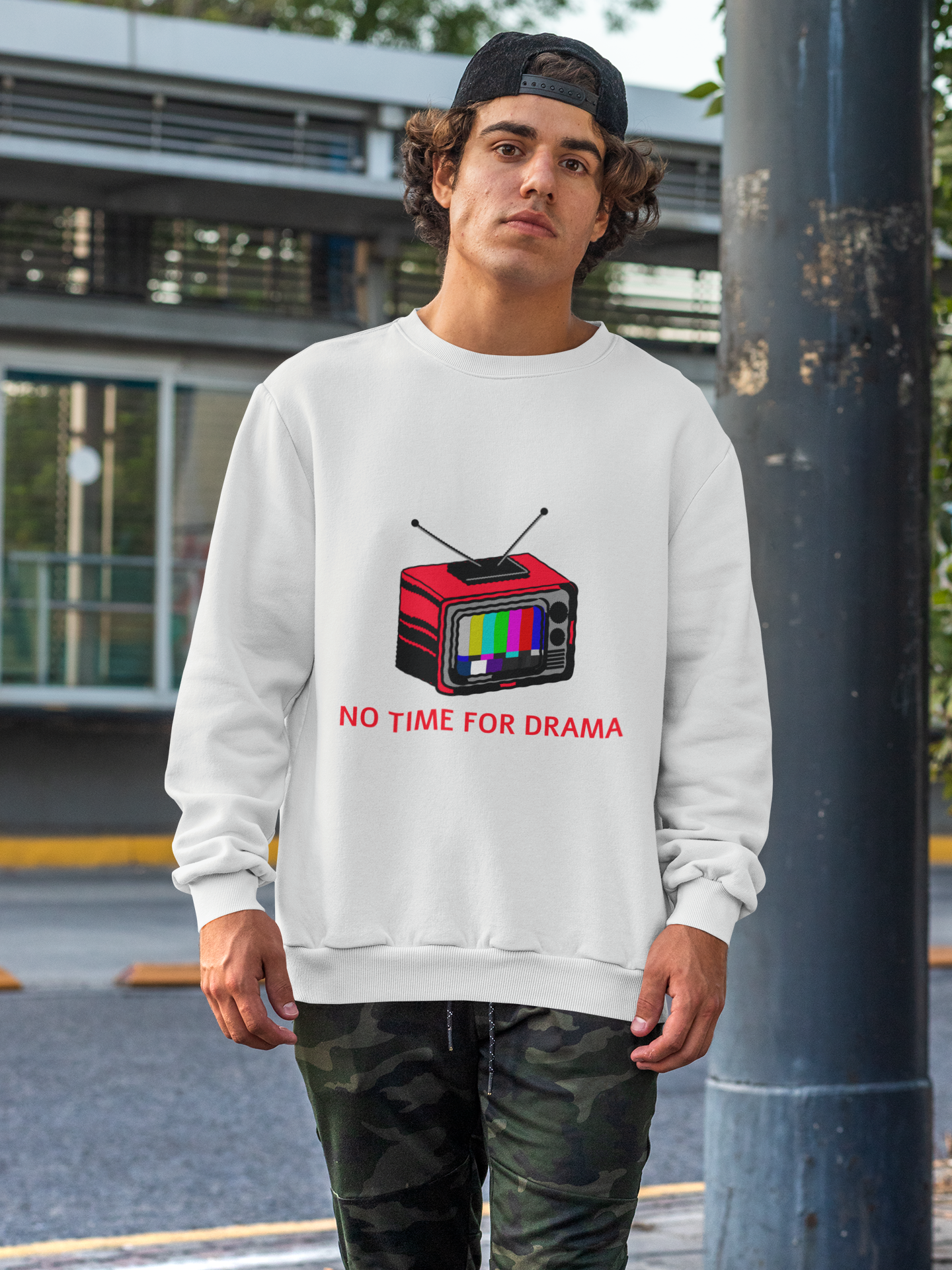 Nome do produto  MOLETOM NO TIME FOR DRAMA