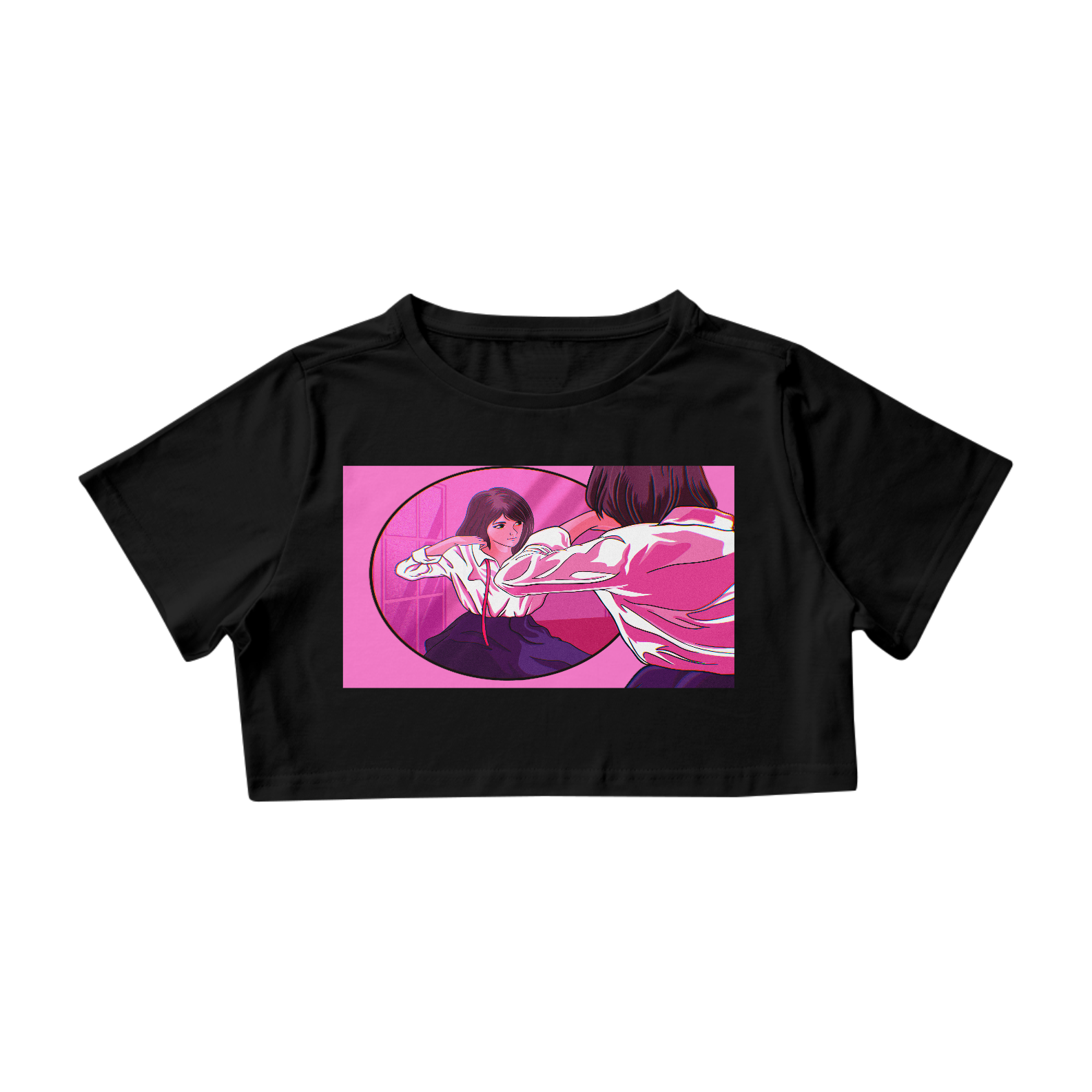 Nome do produto  CROPPED ANIME RETRO