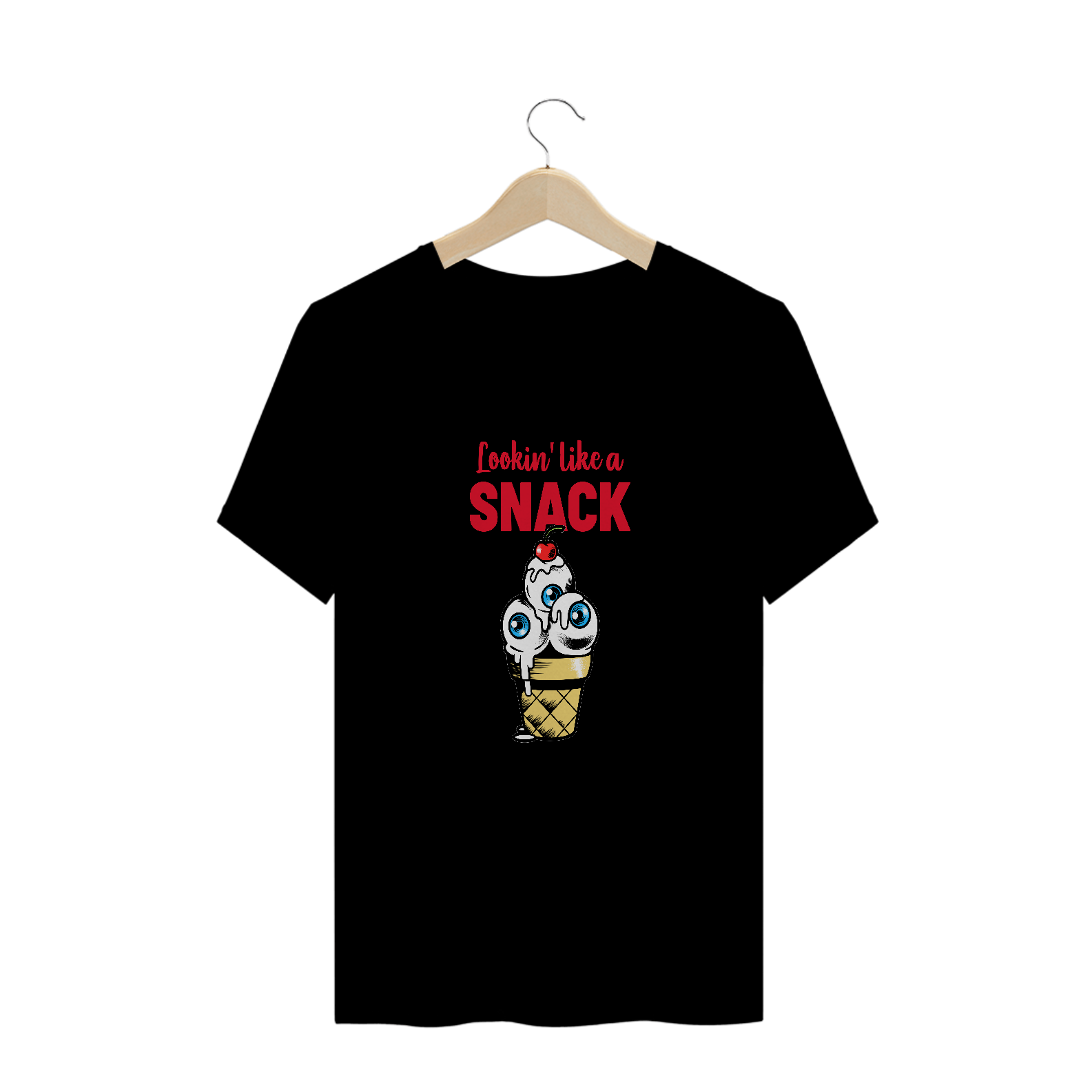 Nome do produto  CAMISETA PLUS SIZE SNACK UNISSEX